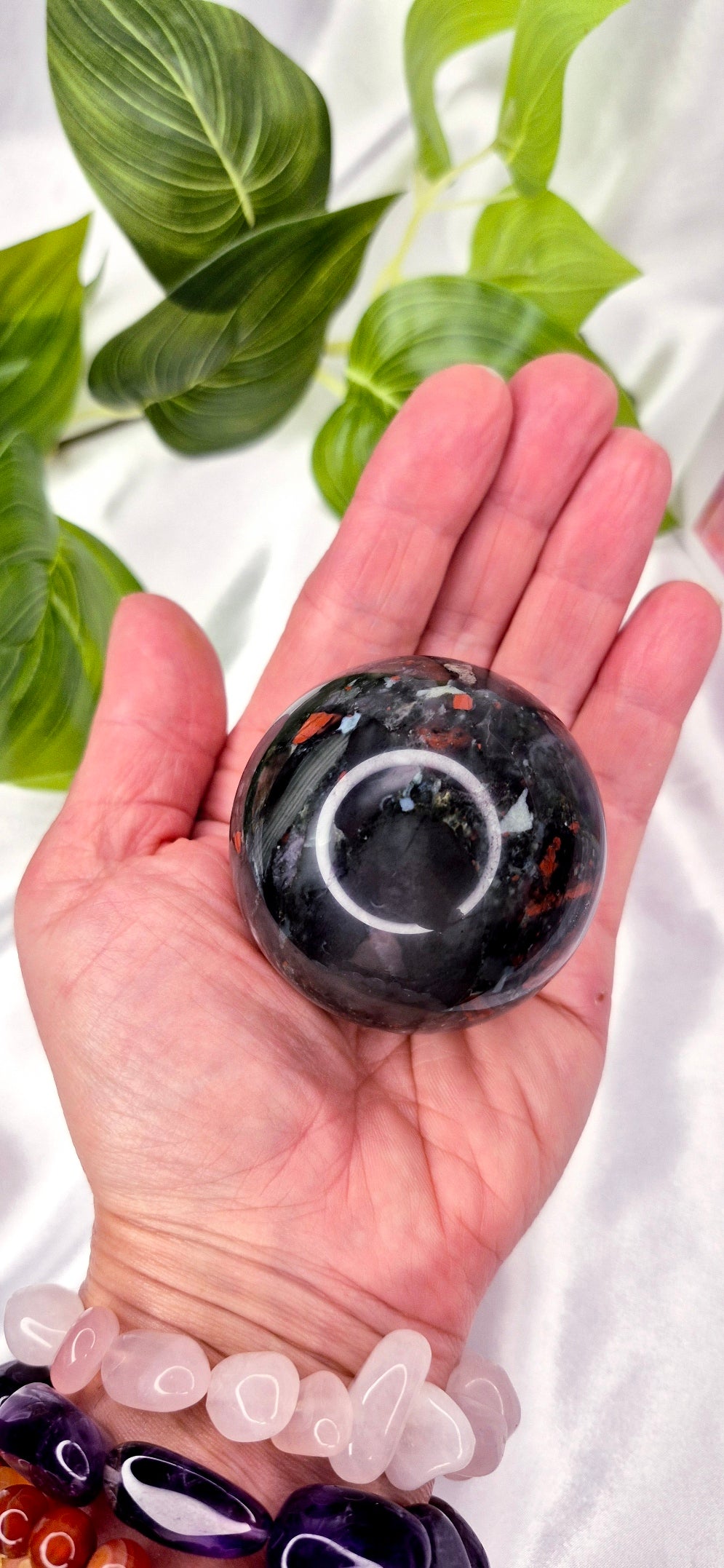 Bloodstone Sphere #B