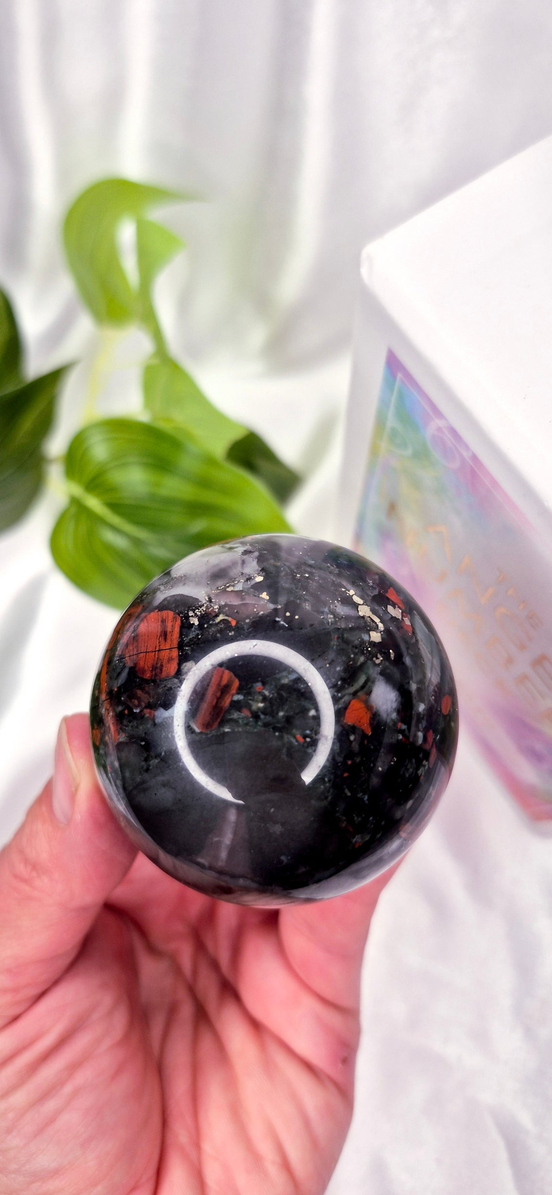 Bloodstone Sphere #B