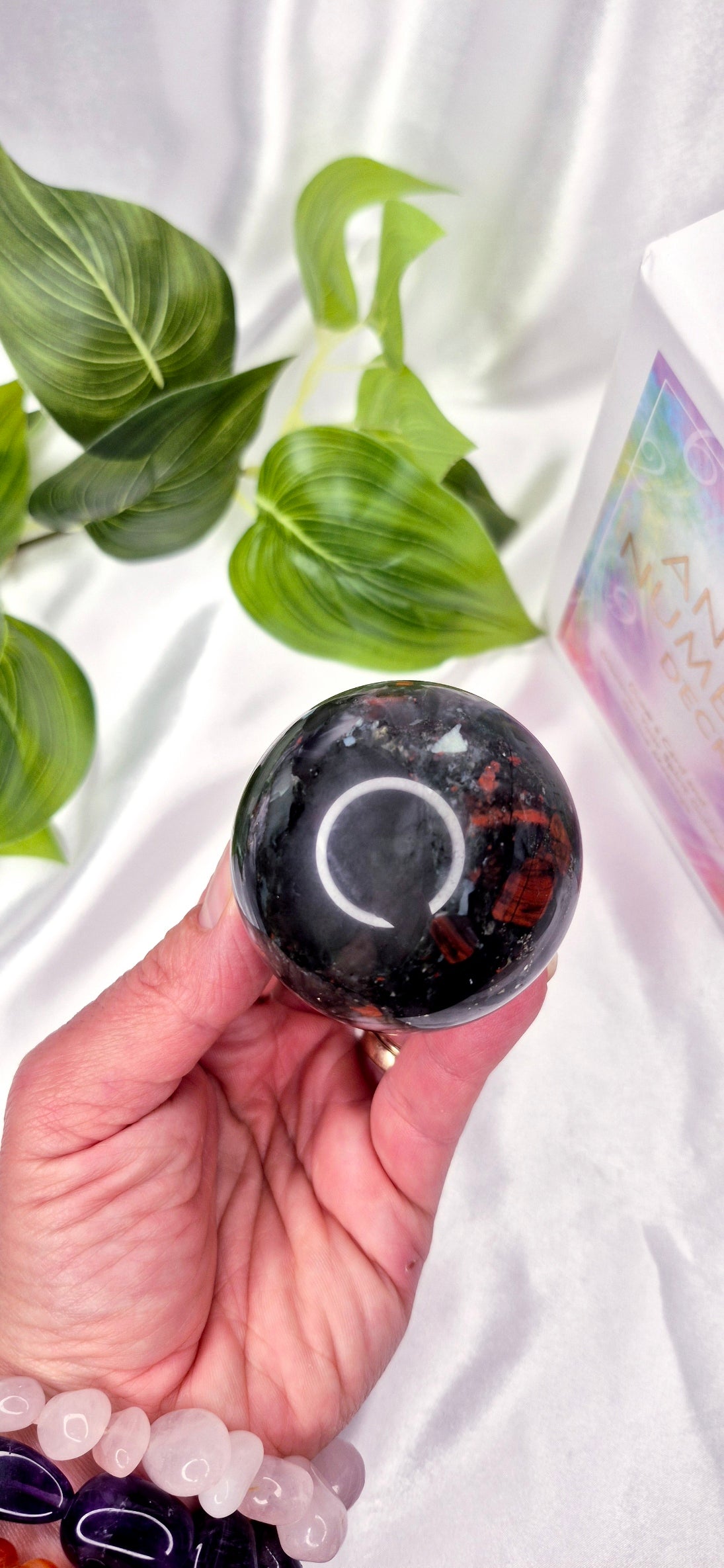 Bloodstone Sphere #B