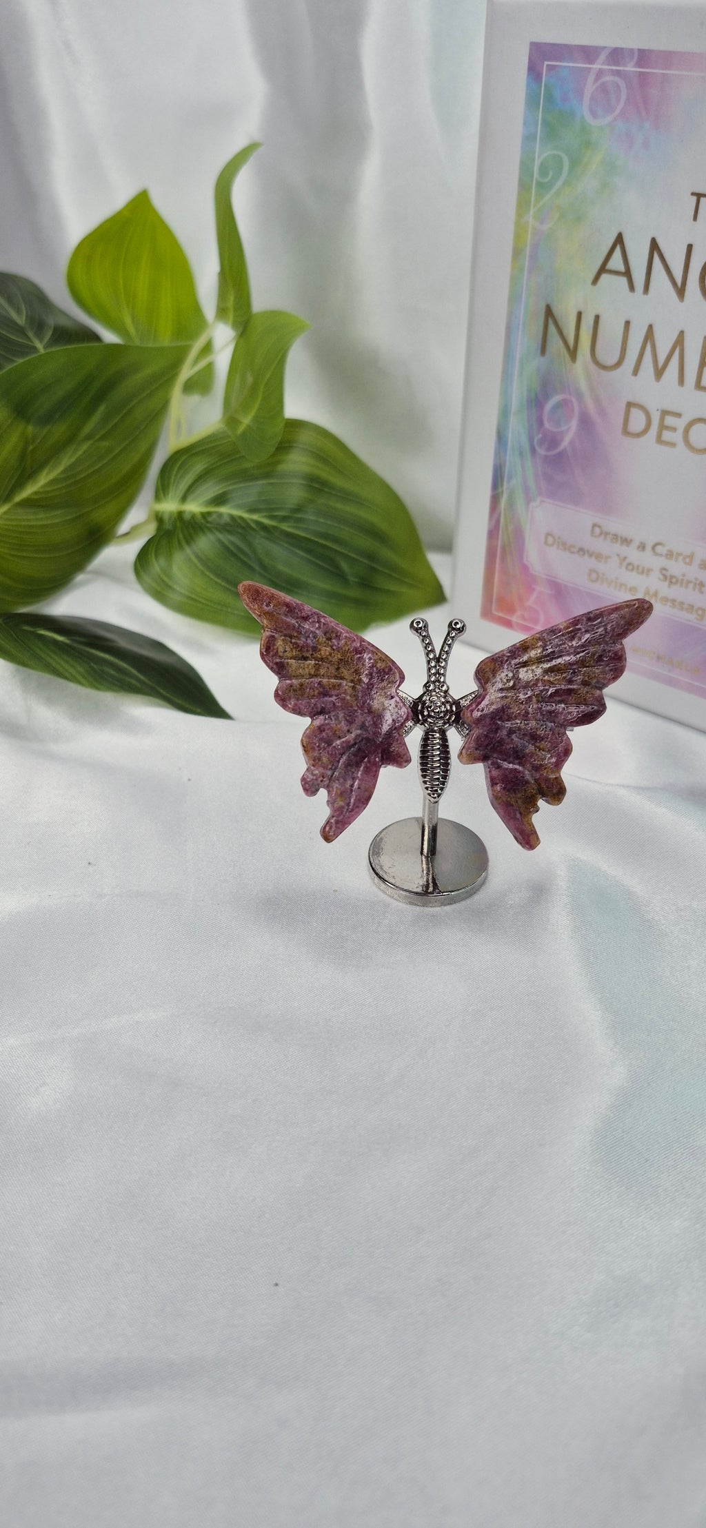 Cherry Blossom Mini Butterfly Carving on Stand