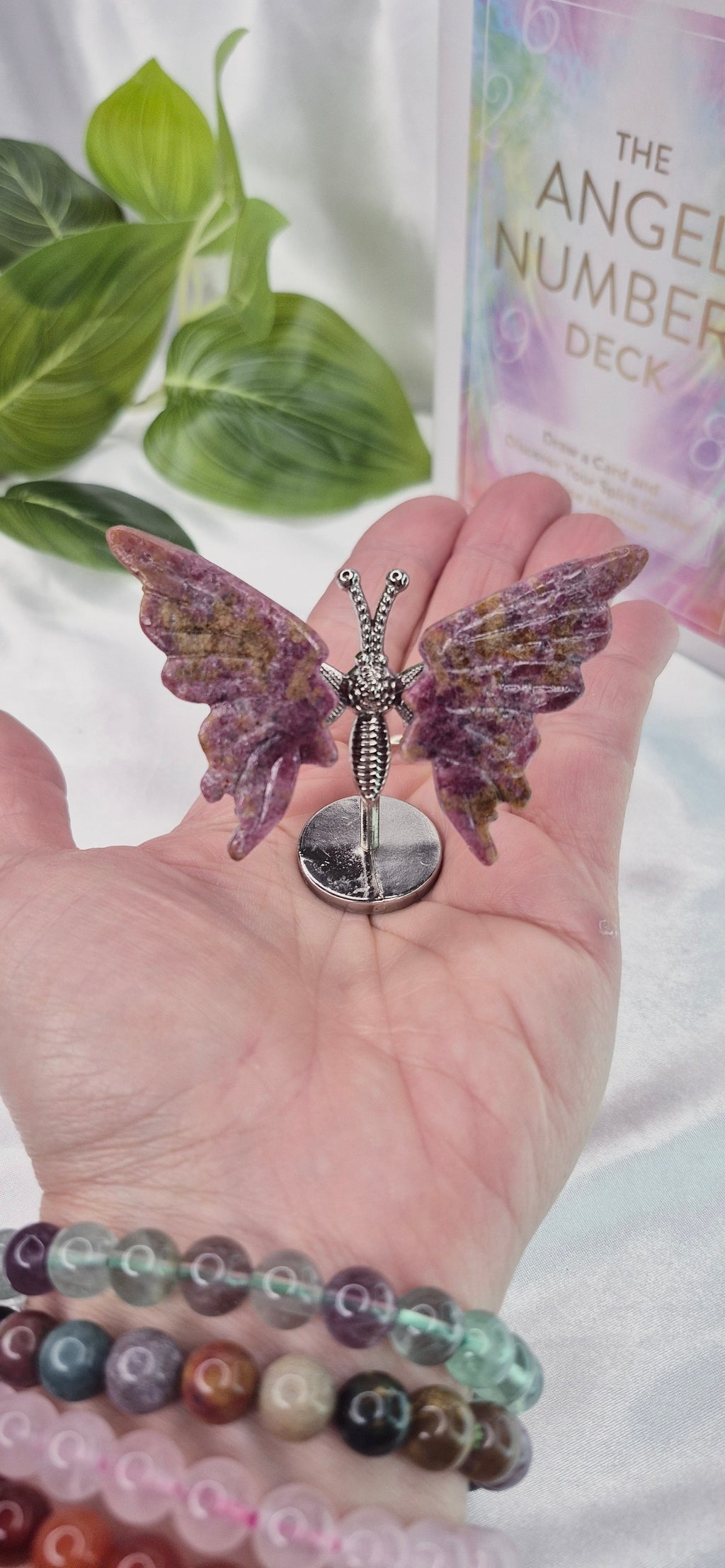 Cherry Blossom Mini Butterfly Carving on Stand