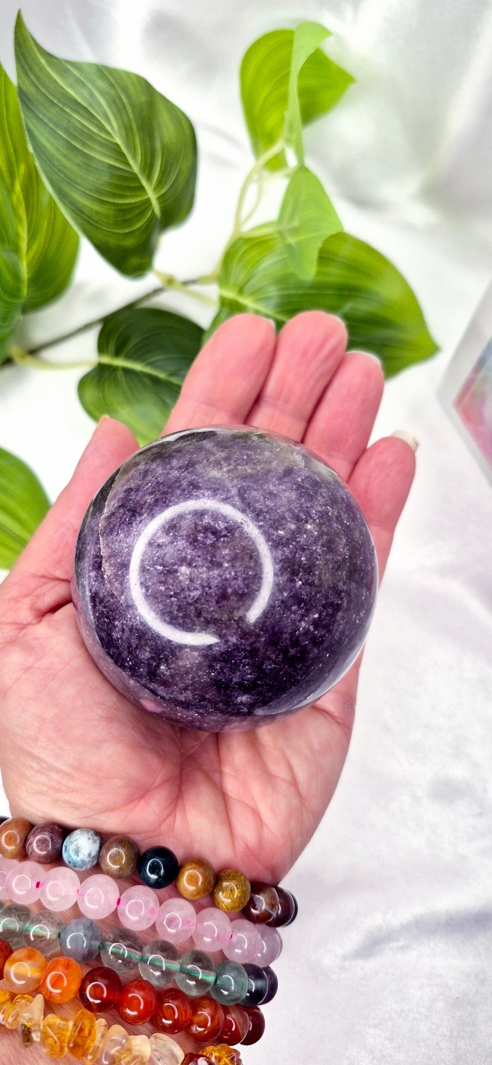 Lepidolite Sphere #A