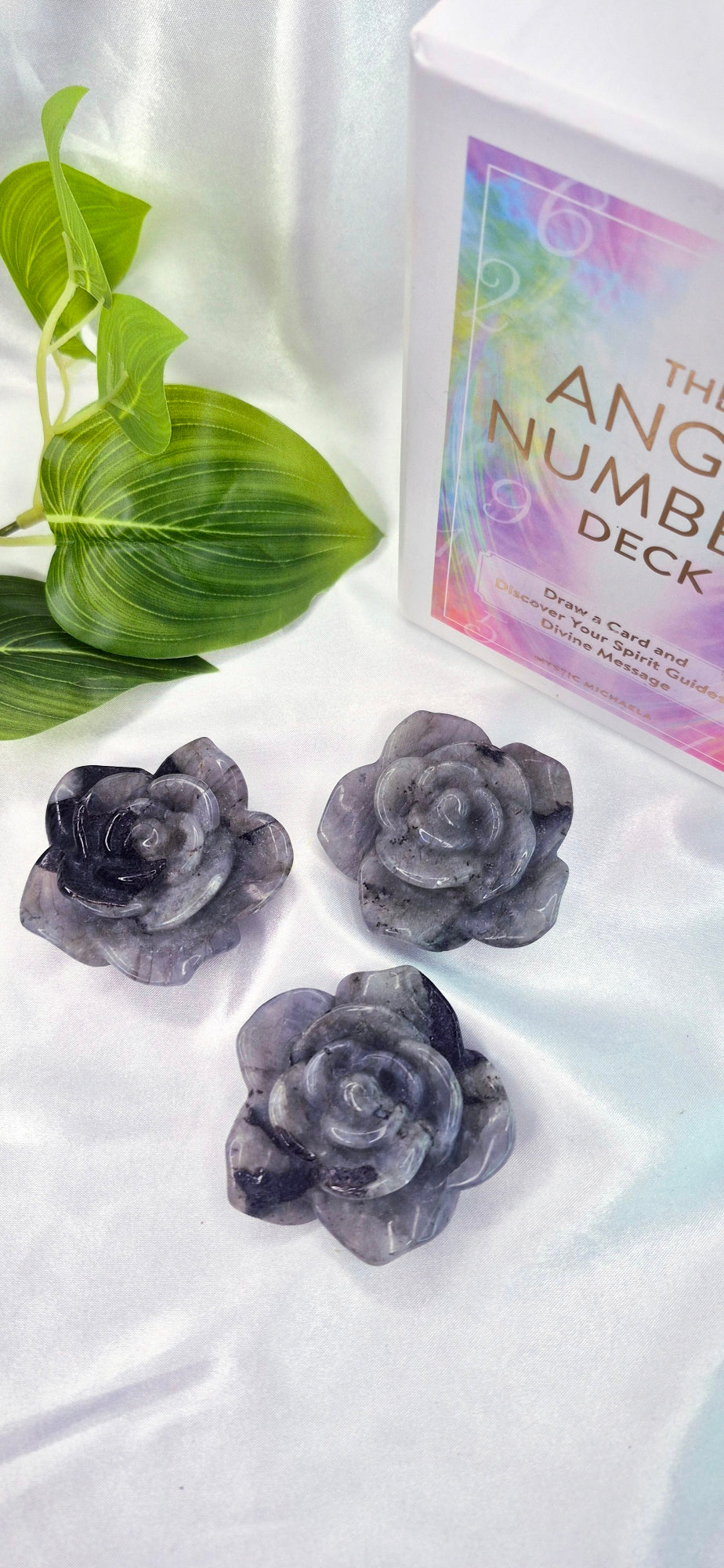 Labrodorite Mini Flower Carving