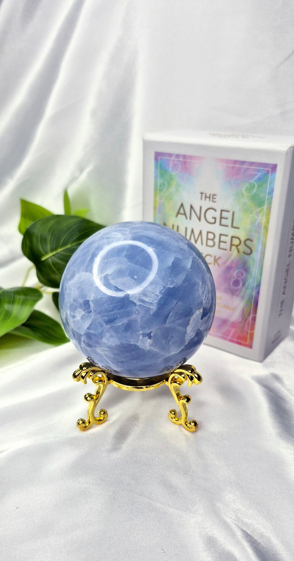 Blue Calcite Sphere #B