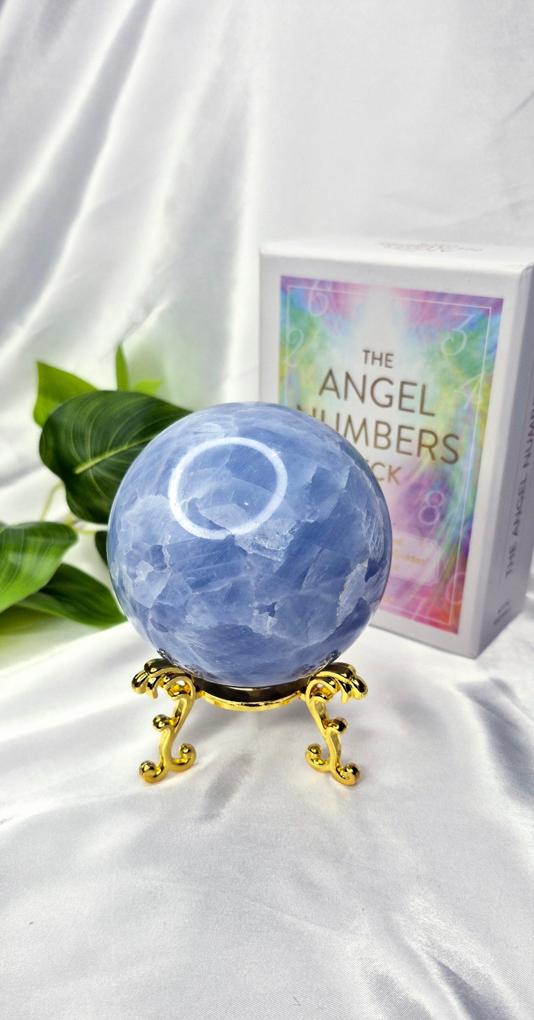 Blue Calcite Sphere #B