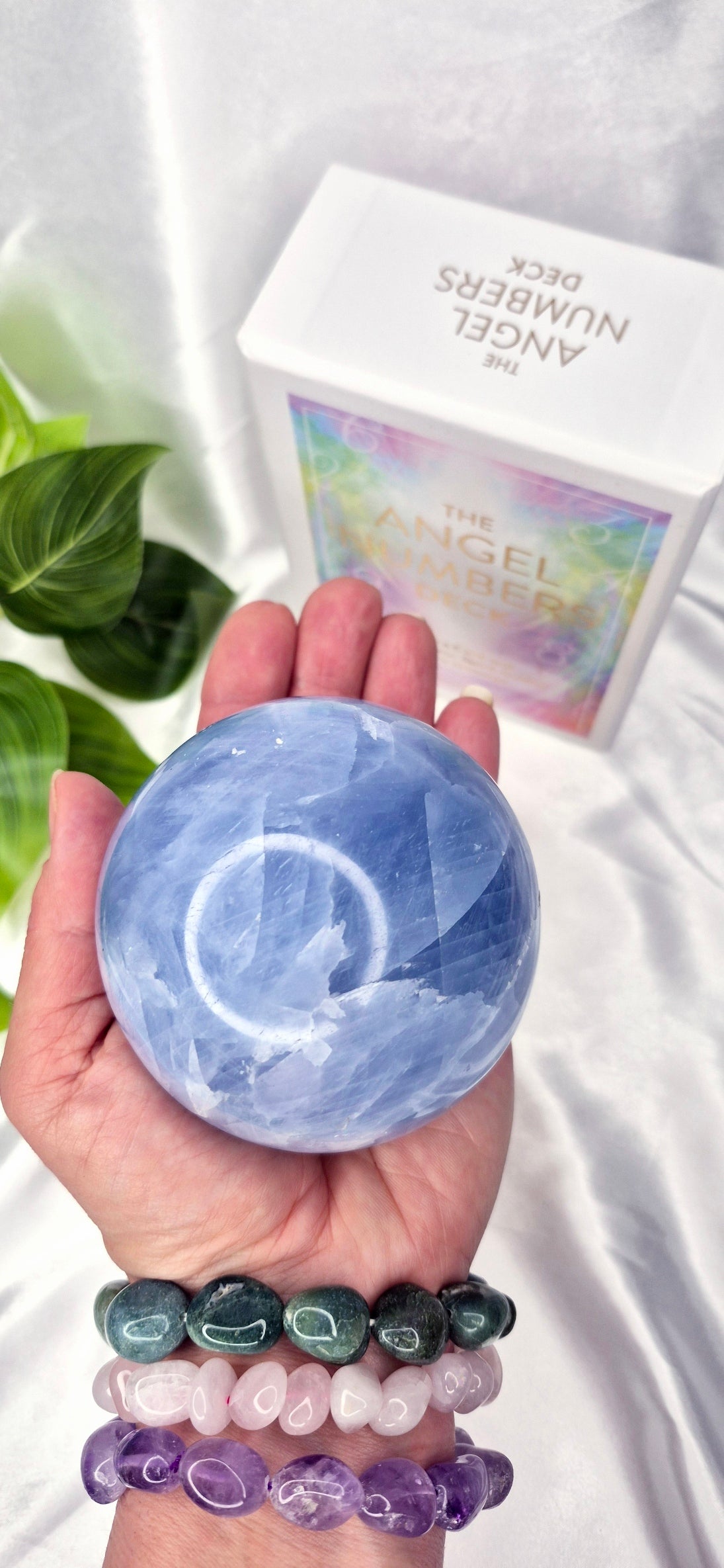 Blue Calcite Sphere #B