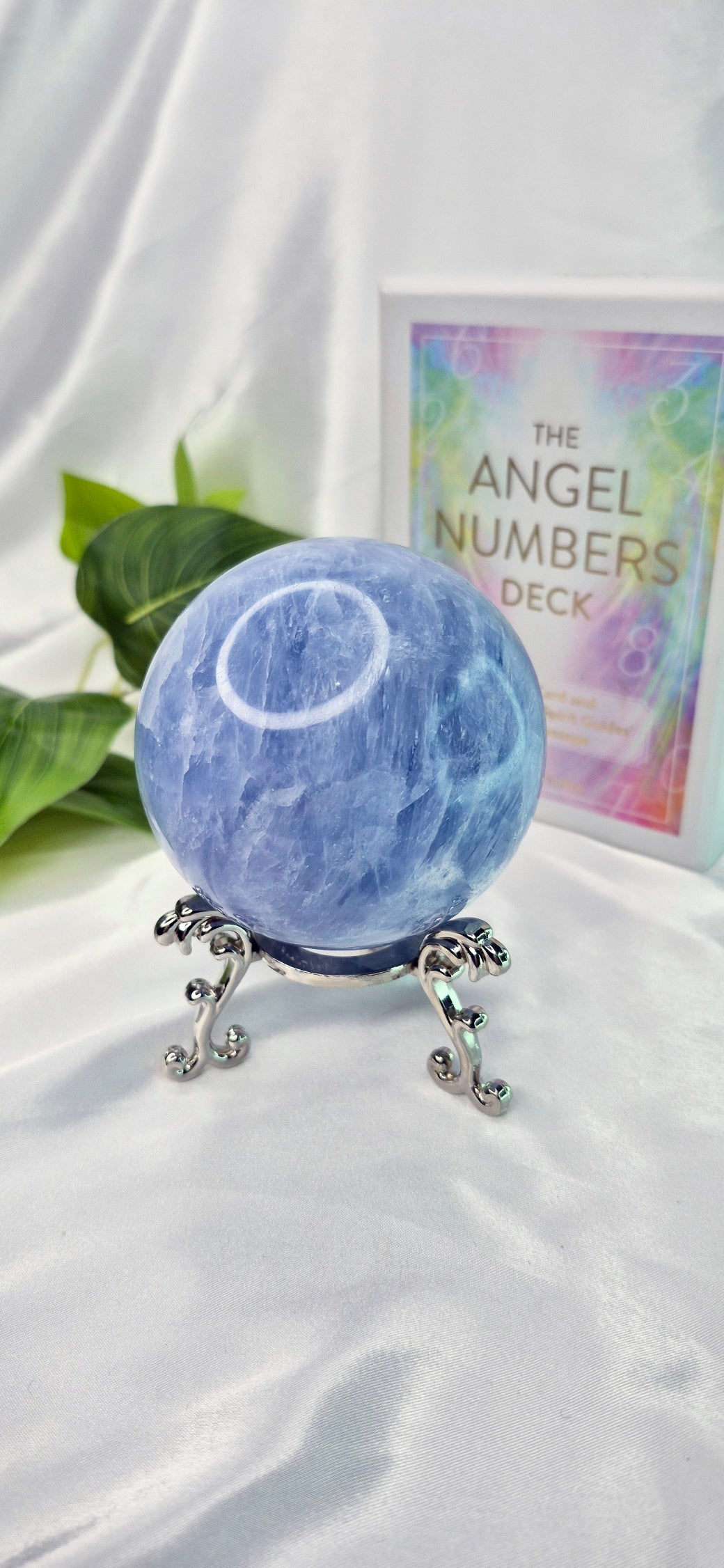 Blue Calcite Sphere #C