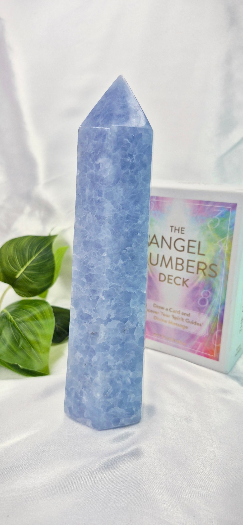 Blue Calcite Tower #A