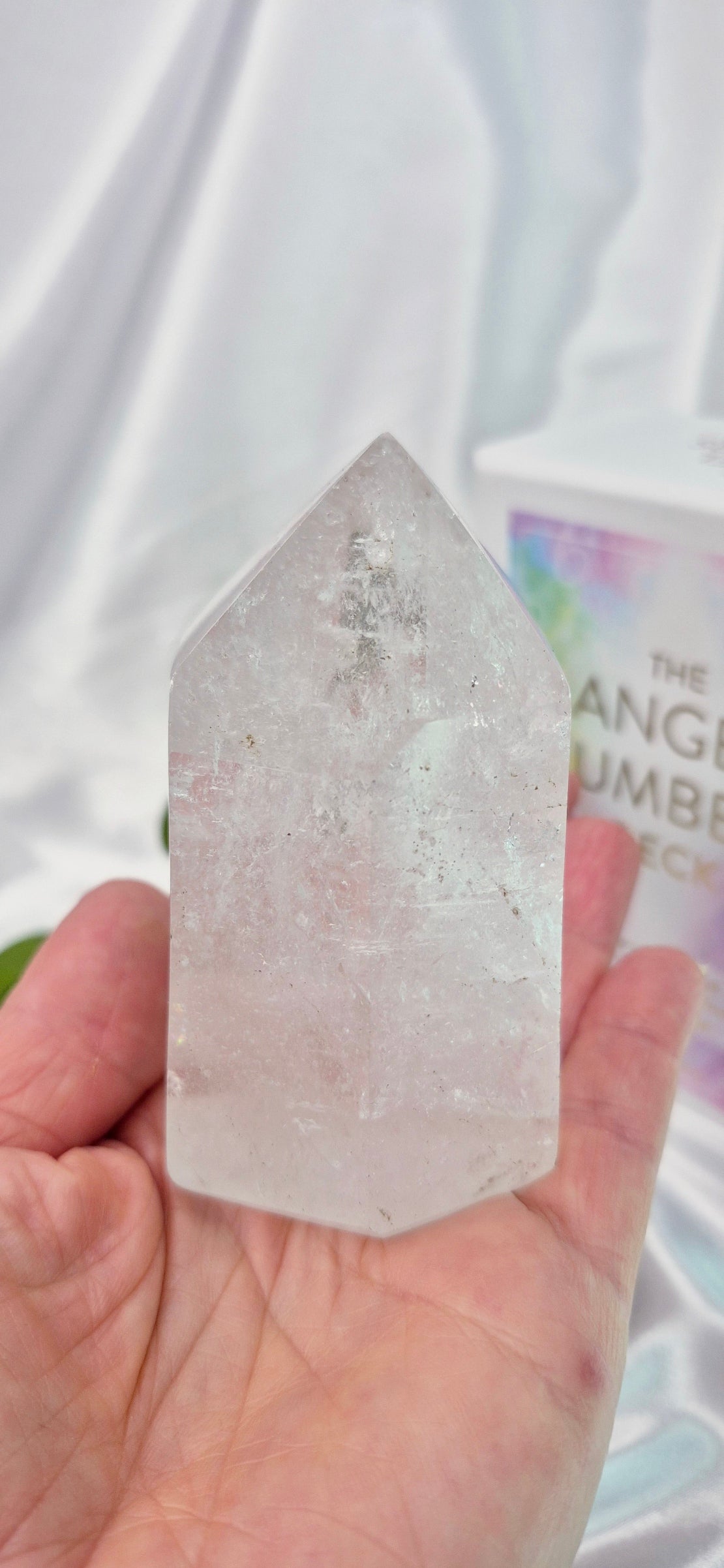 Clear Quartz Polished Tower #A