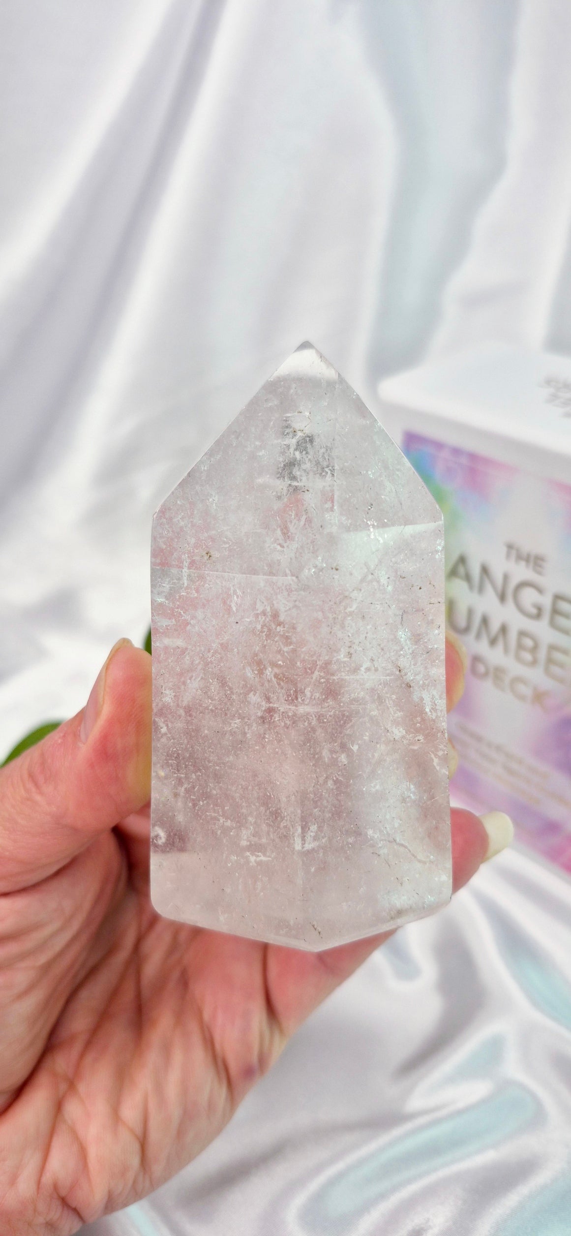 Clear Quartz Polished Tower #A