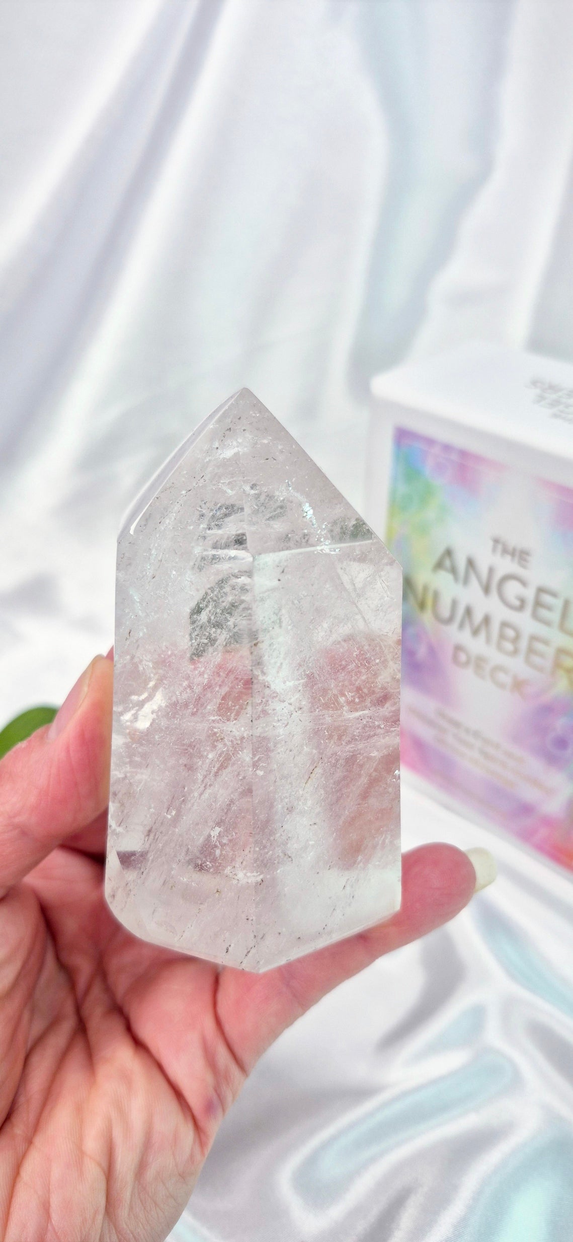 Clear Quartz Polished Tower #A