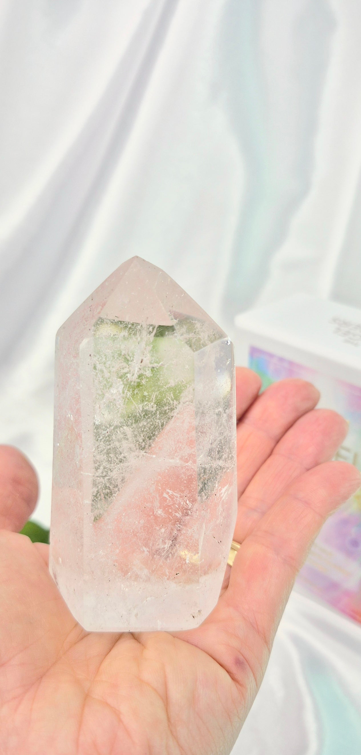 Clear Quartz Polished Tower #B