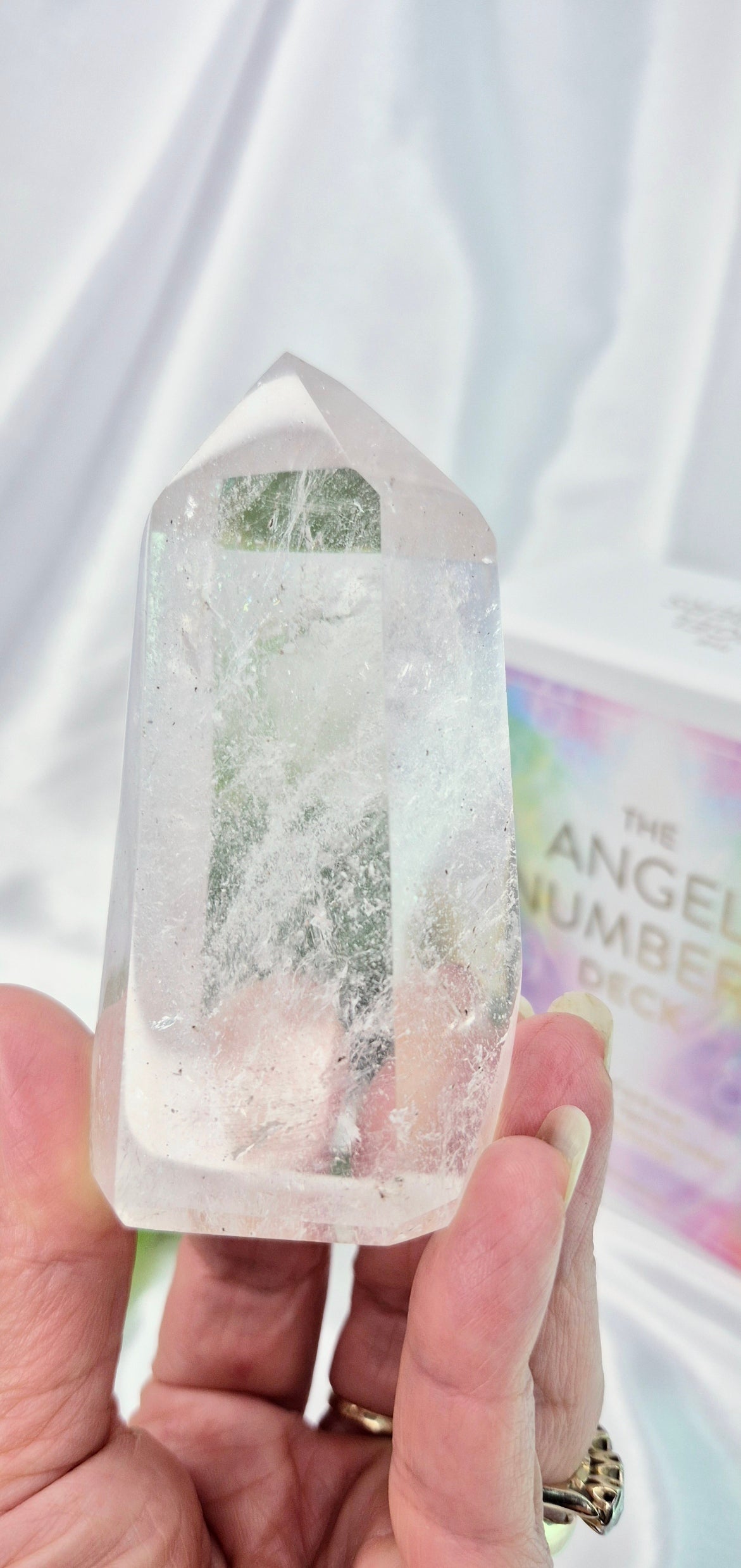 Clear Quartz Polished Tower #B