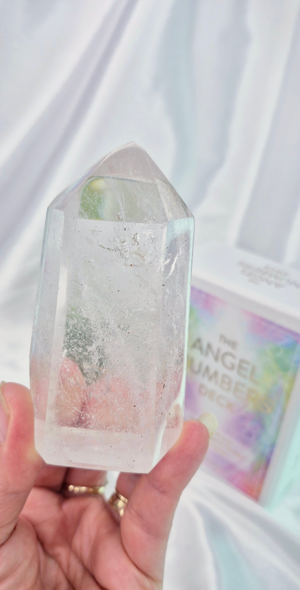 Clear Quartz Polished Tower #B