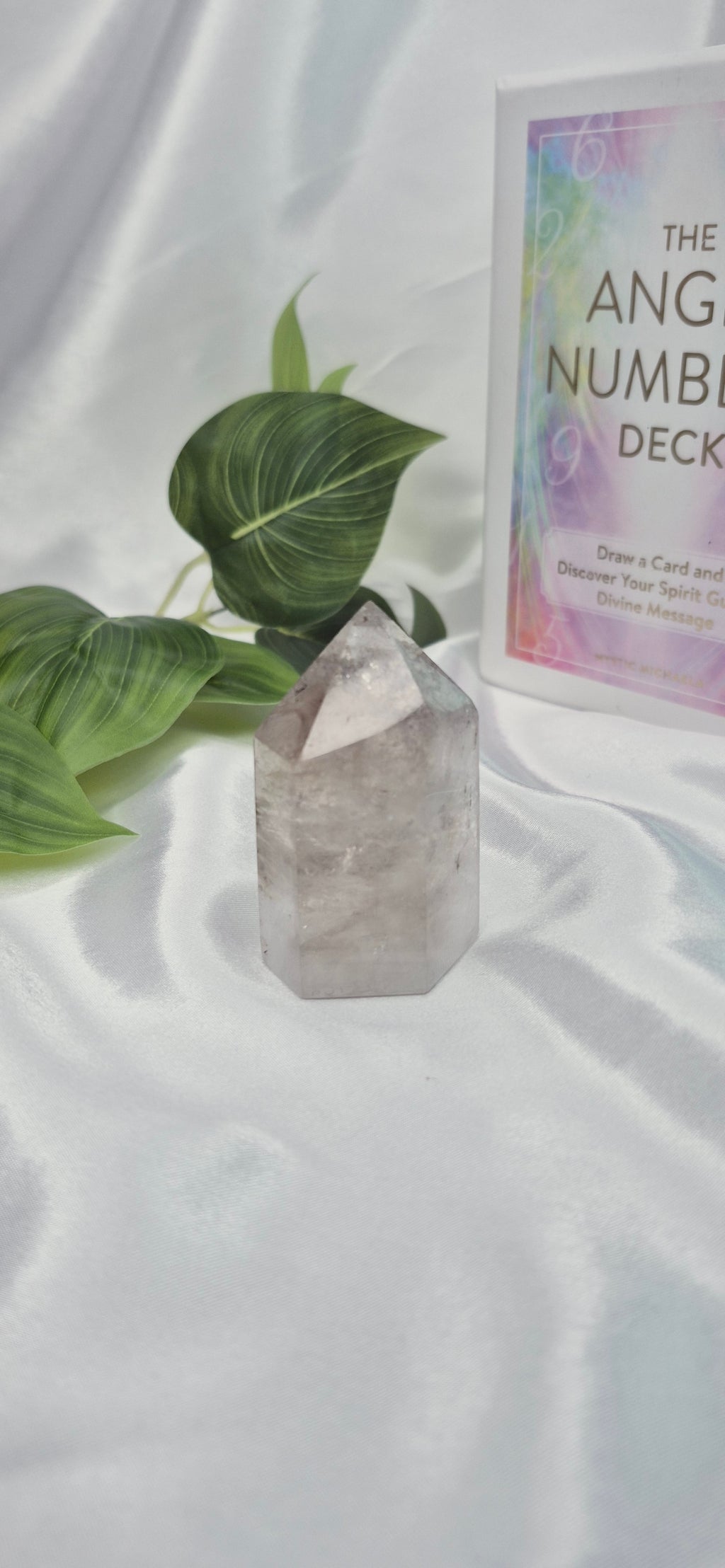 Polished Included Clear Quartz Point #A