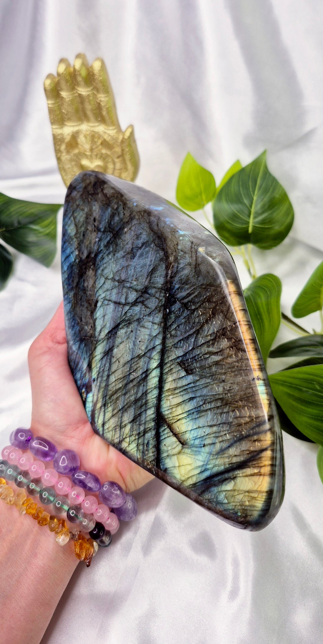 Labradorite Statement Piece Polished Free Form  #A