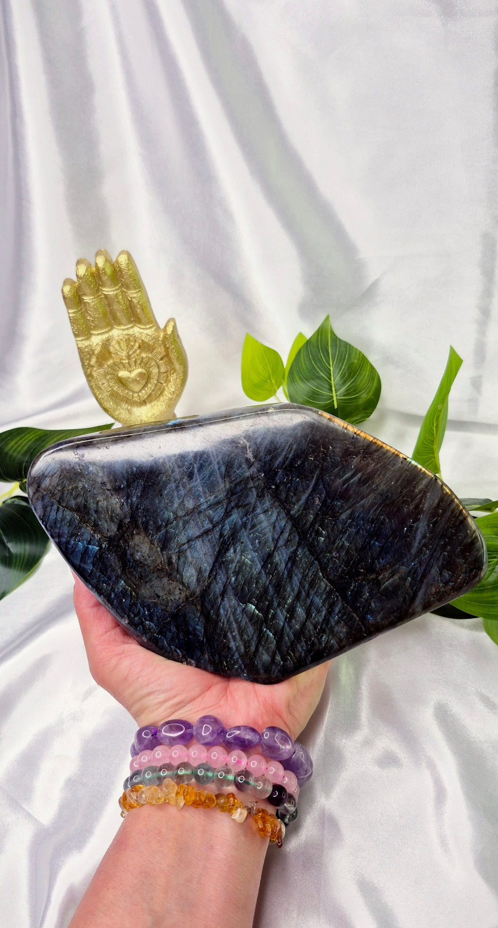 Labradorite Statement Piece Polished Free Form  #A