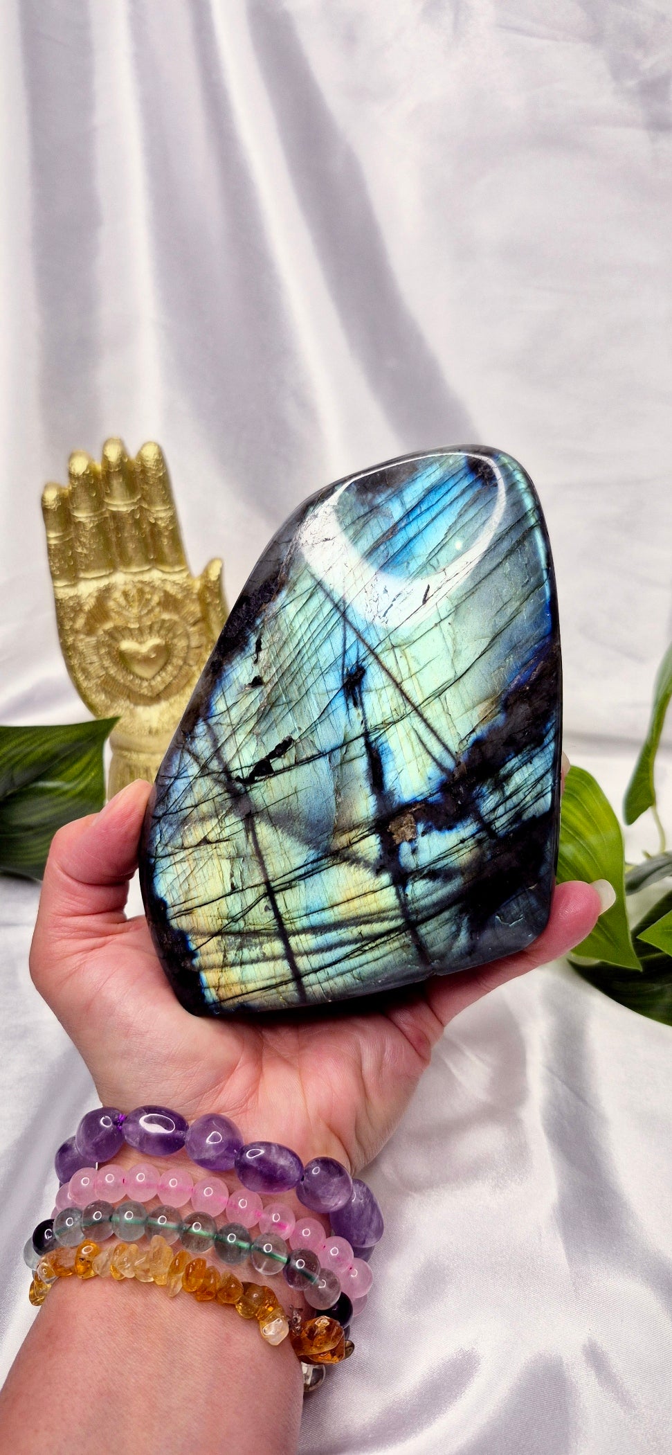 labradorite Statement Piece Polished Free form #C