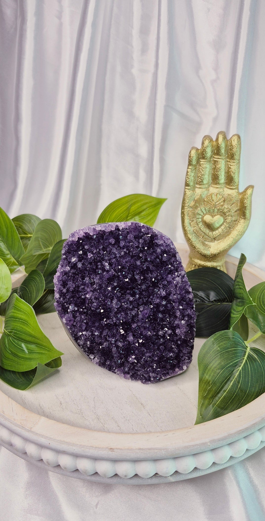 New Release A Grade Sugar Druzy Amethyst Freeform #A