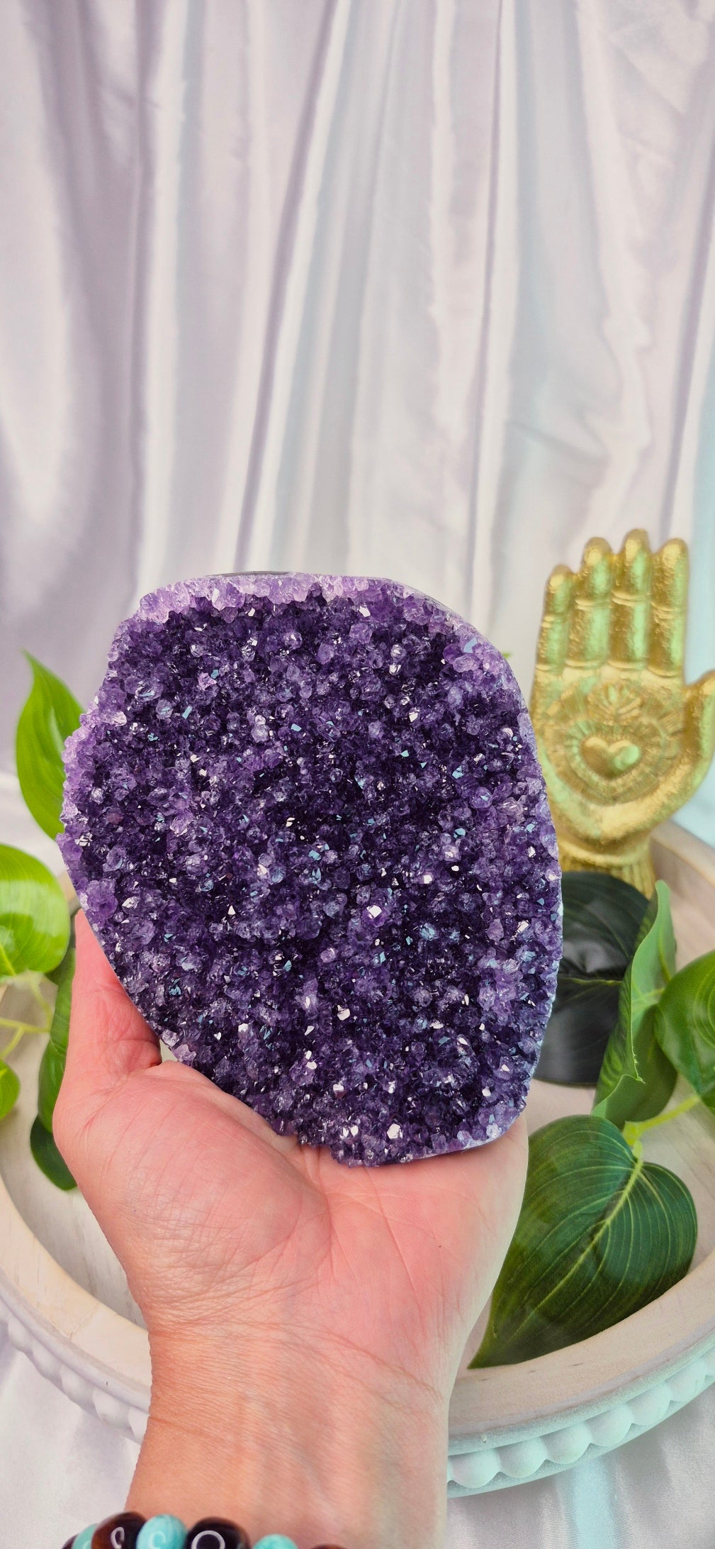 New Release A Grade Sugar Druzy Amethyst Freeform #A