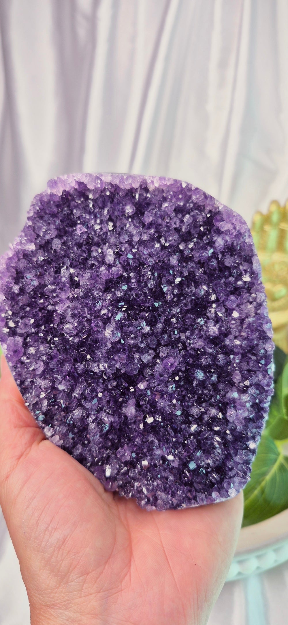 New Release A Grade Sugar Druzy Amethyst Freeform #A
