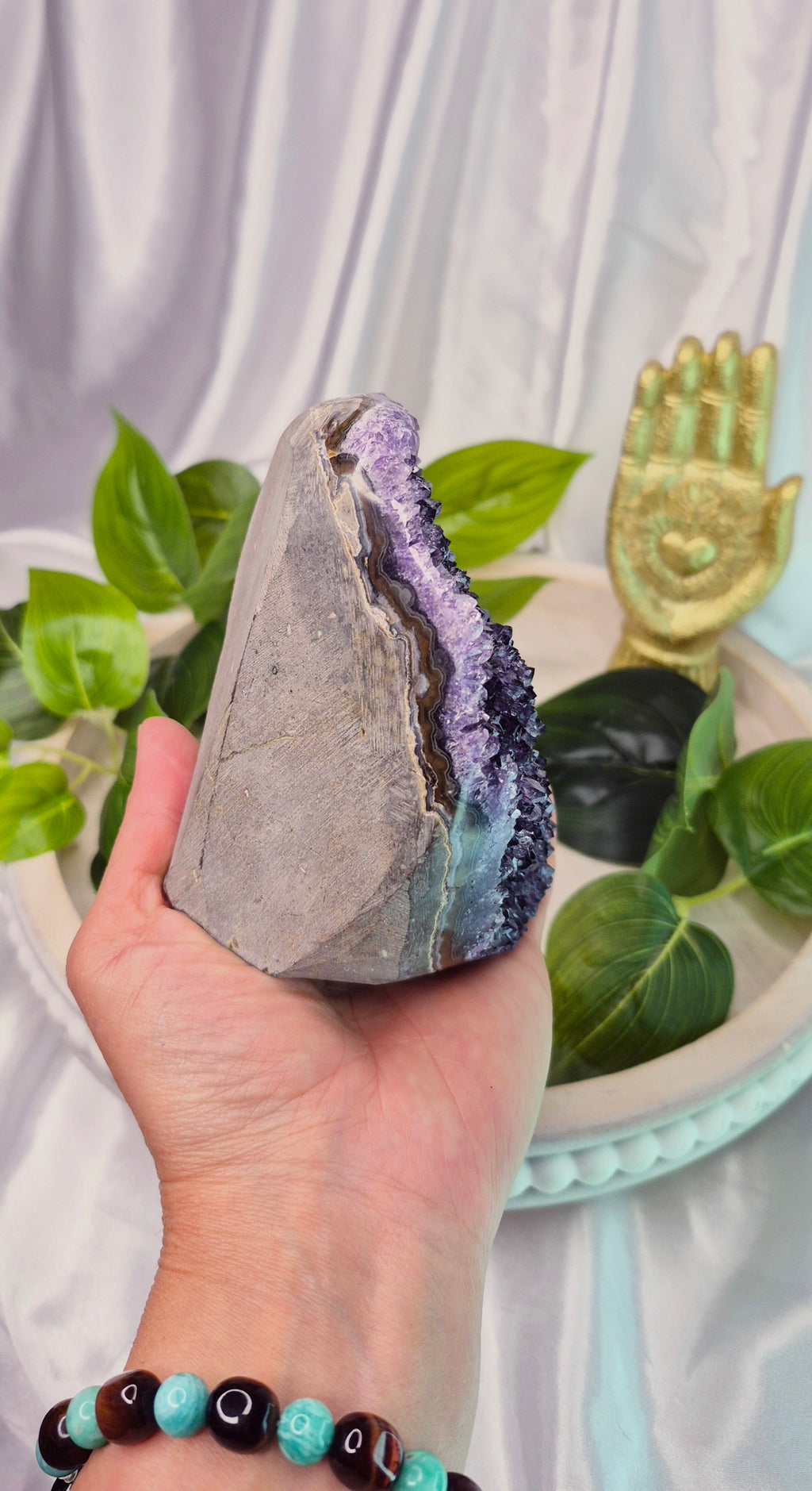 New Release A Grade Sugar Druzy Amethyst Freeform #A