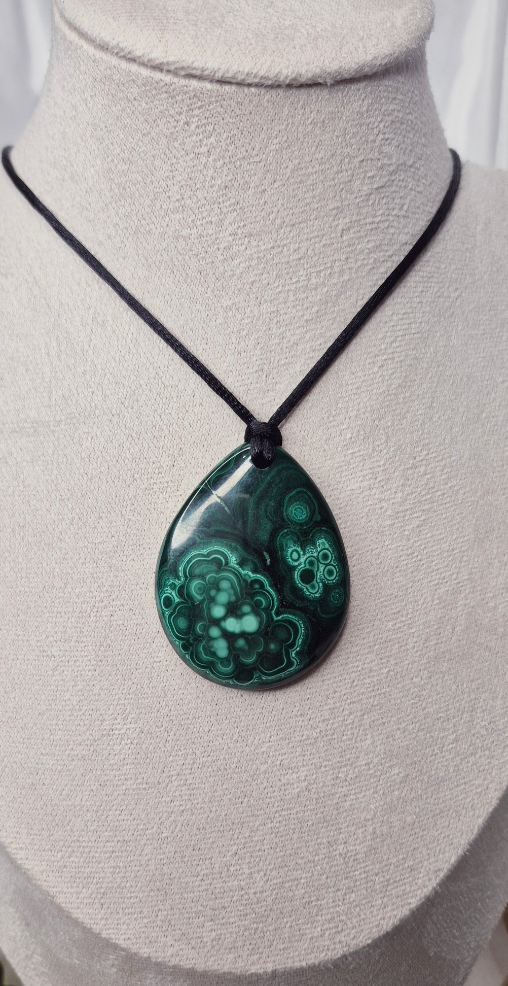 Malachite Crystal Pendant