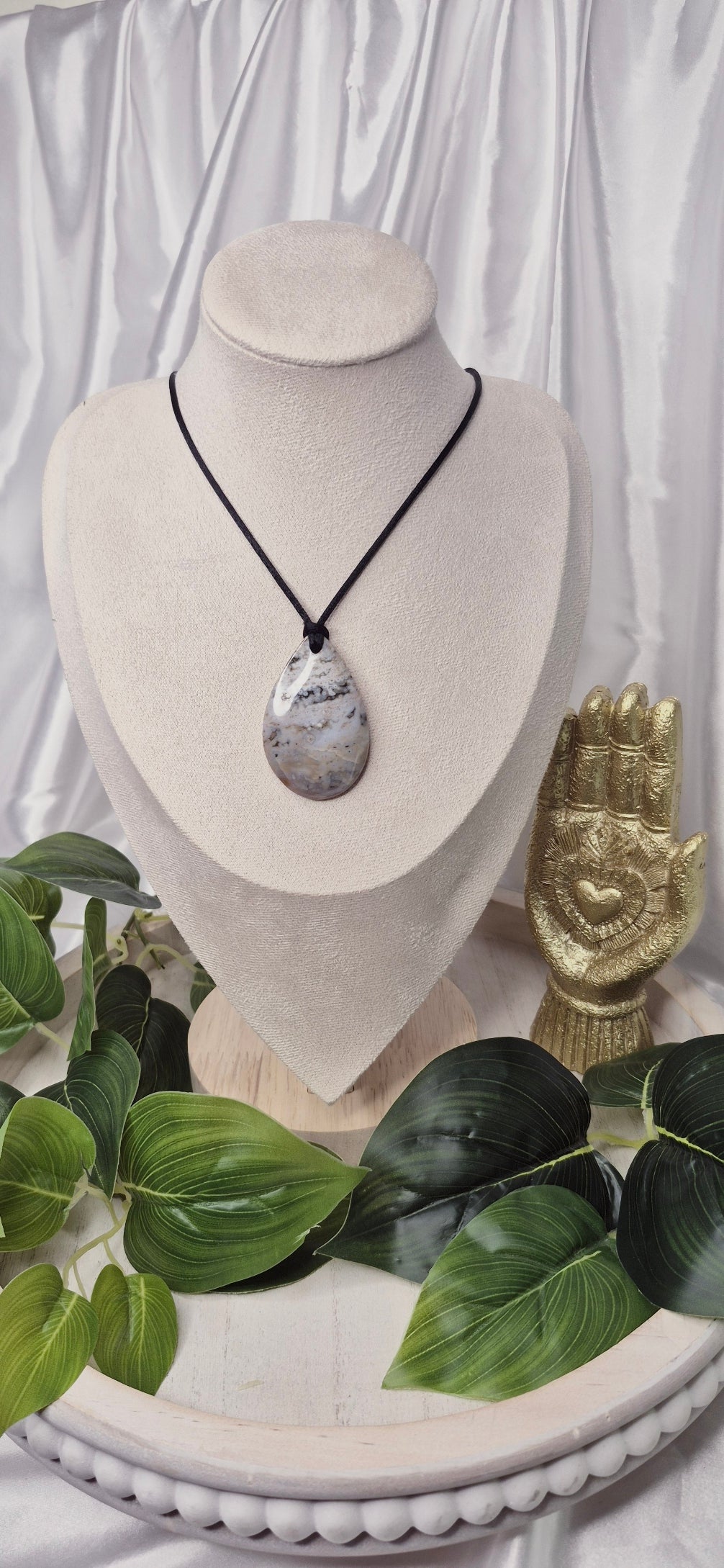 Ocean Jasper Teardrop Pendant