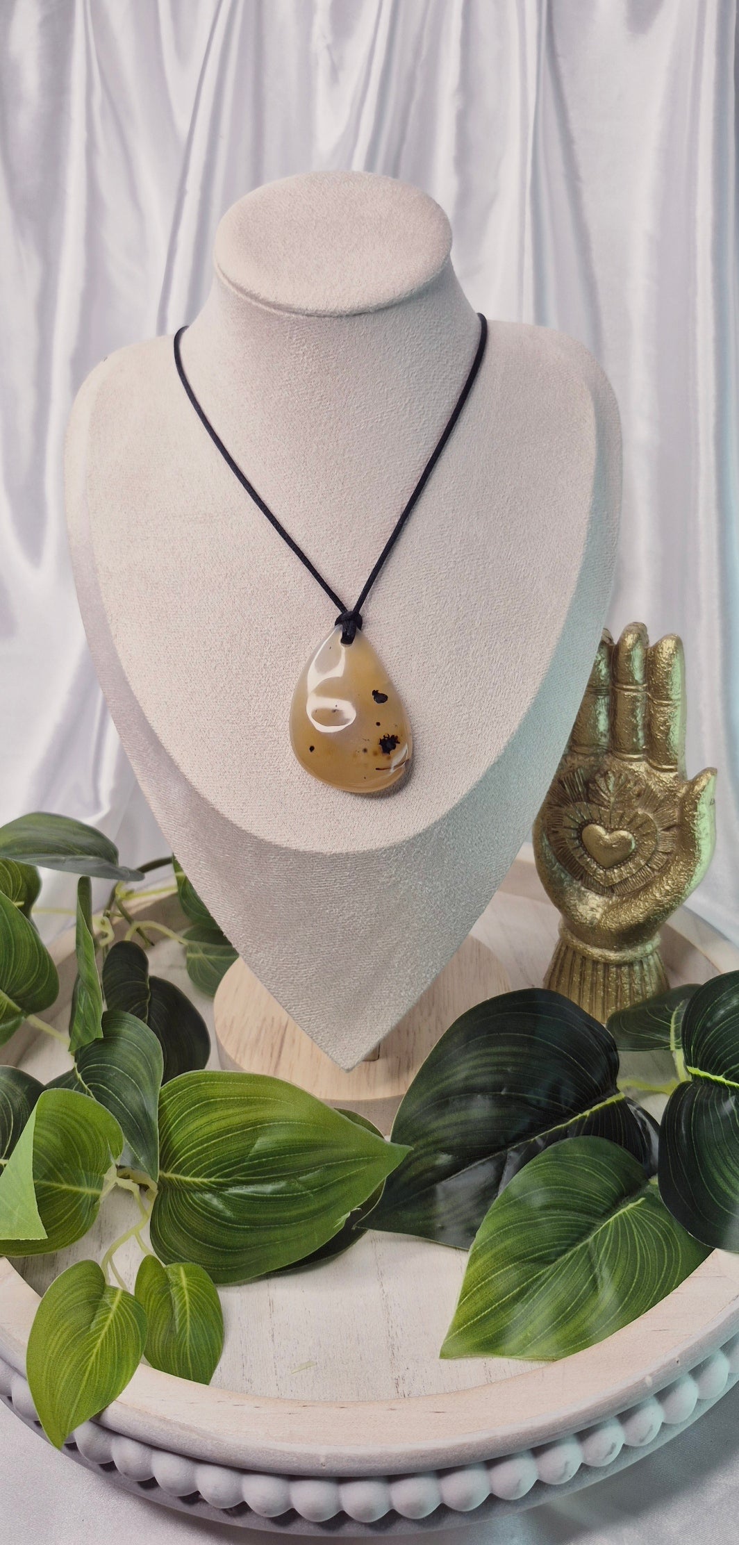 Dendritic Agate Pendant