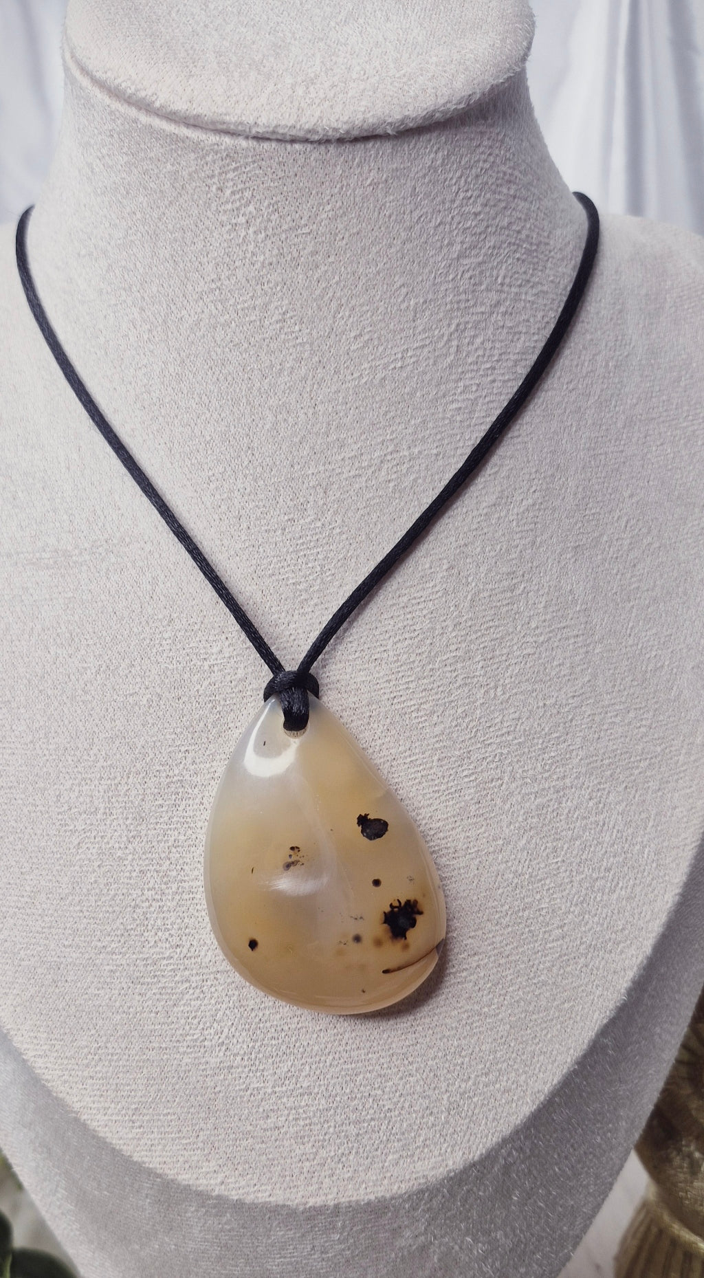 Dendritic Agate Pendant