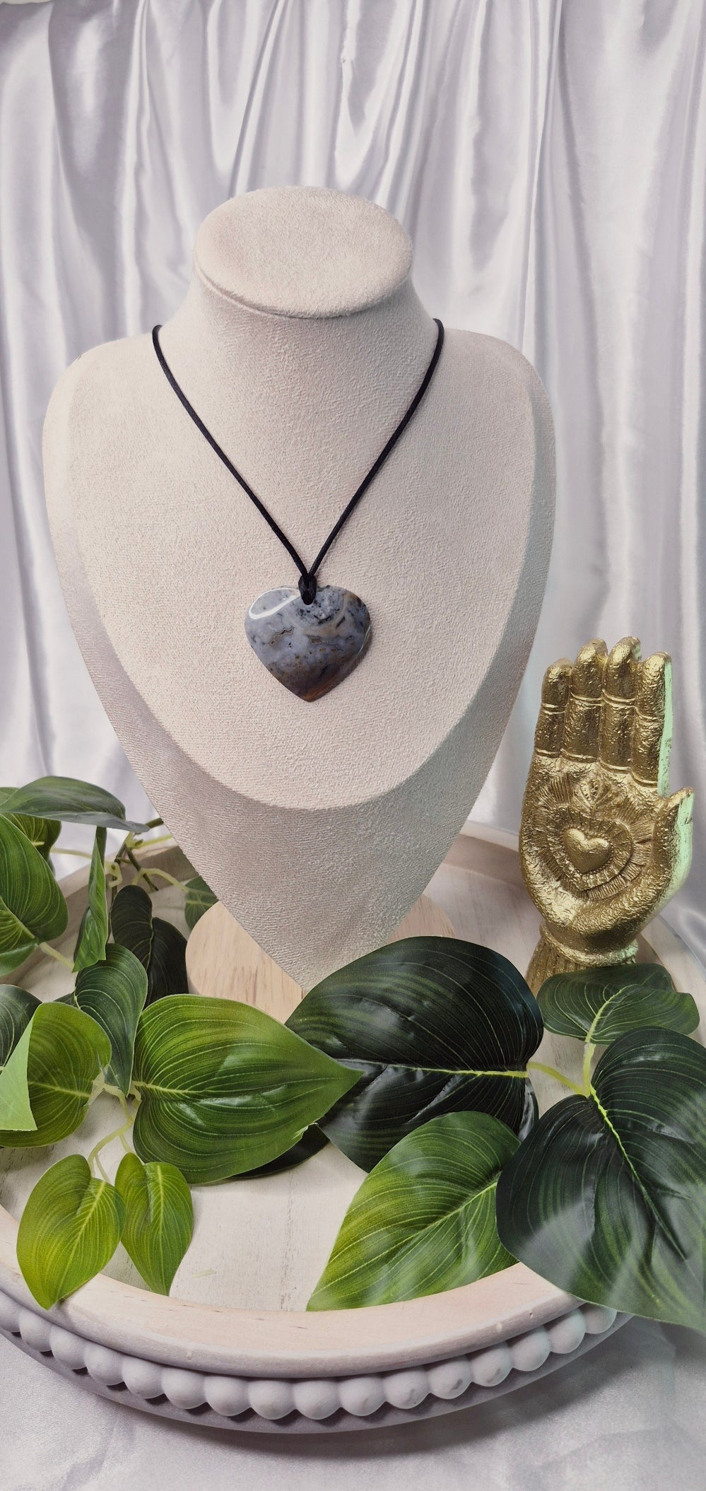 Ocean Jasper Heart Pendant