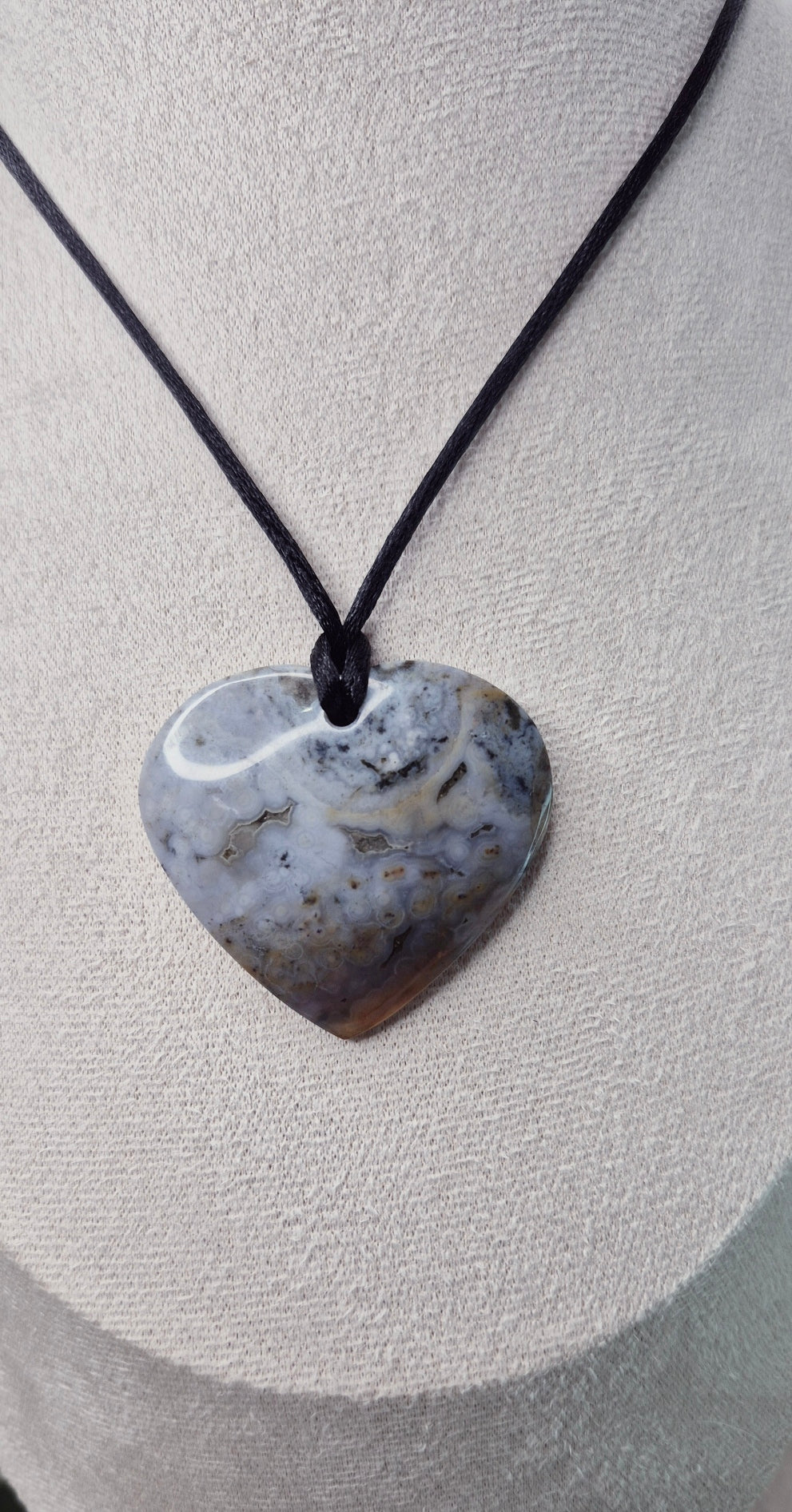 Ocean Jasper Heart Pendant