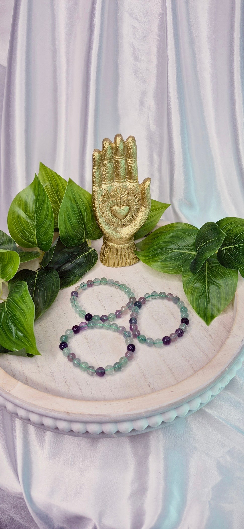 Fluorite Beaded Bracelet