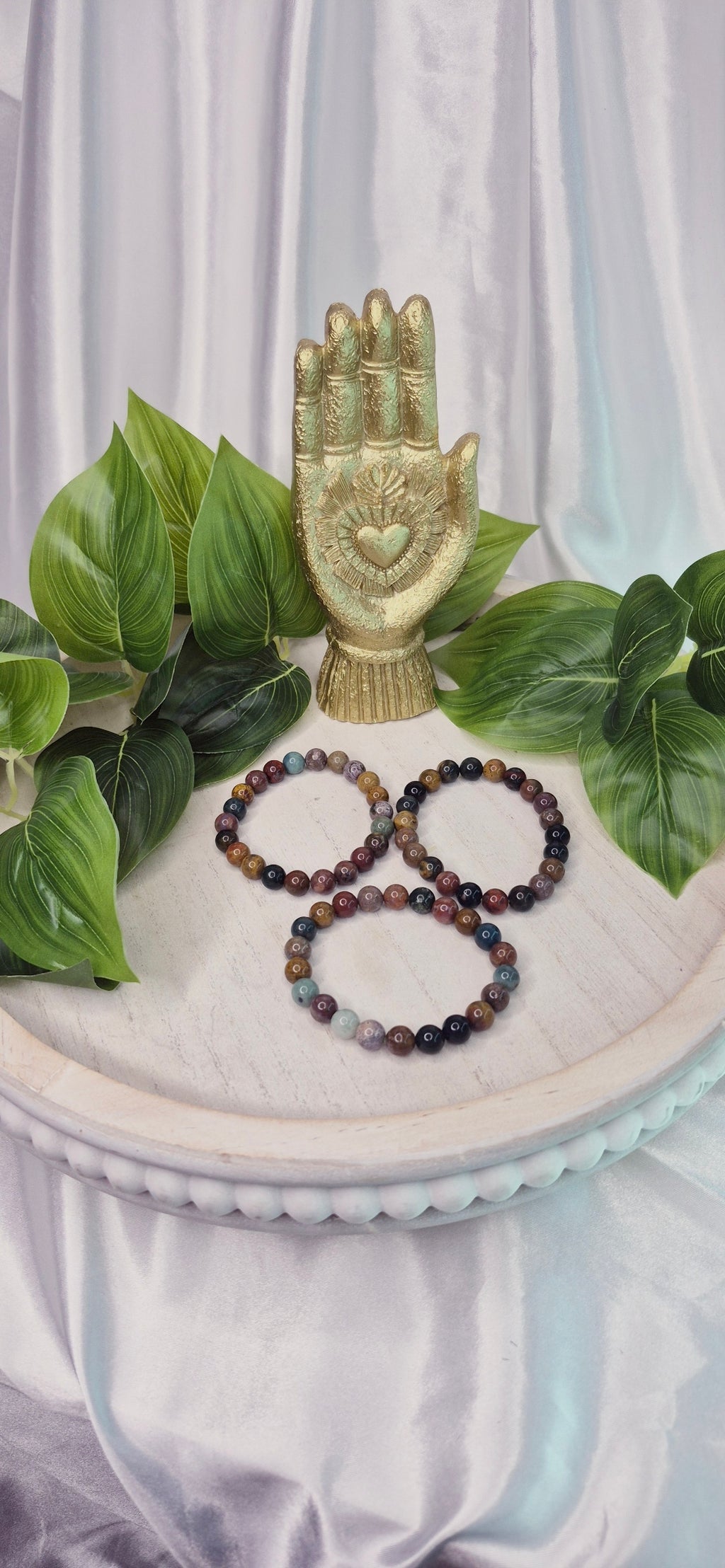 Ocean Jasper Beaded Bracelet