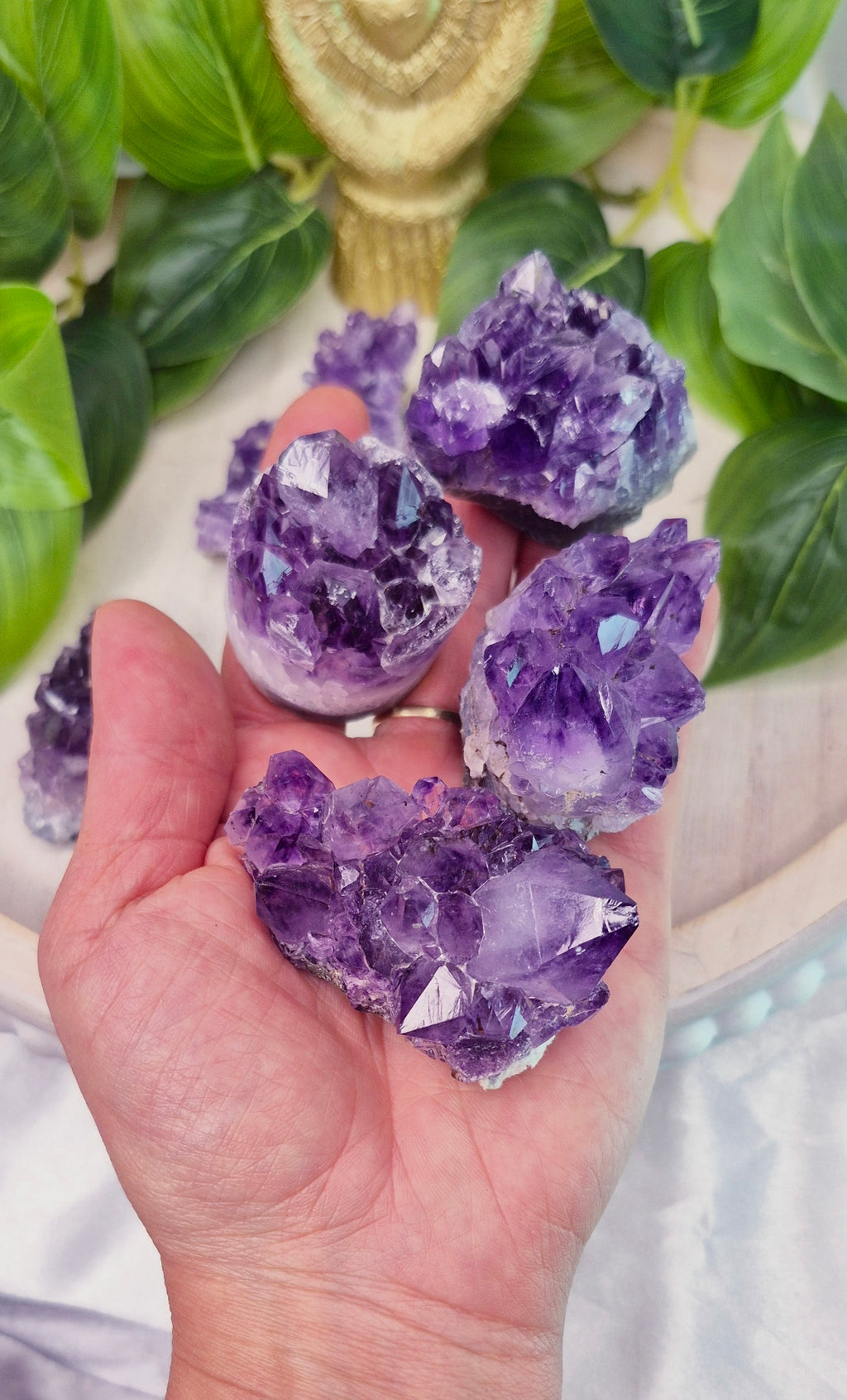A Grade Medium Amethyst Hand Specimen Clusters