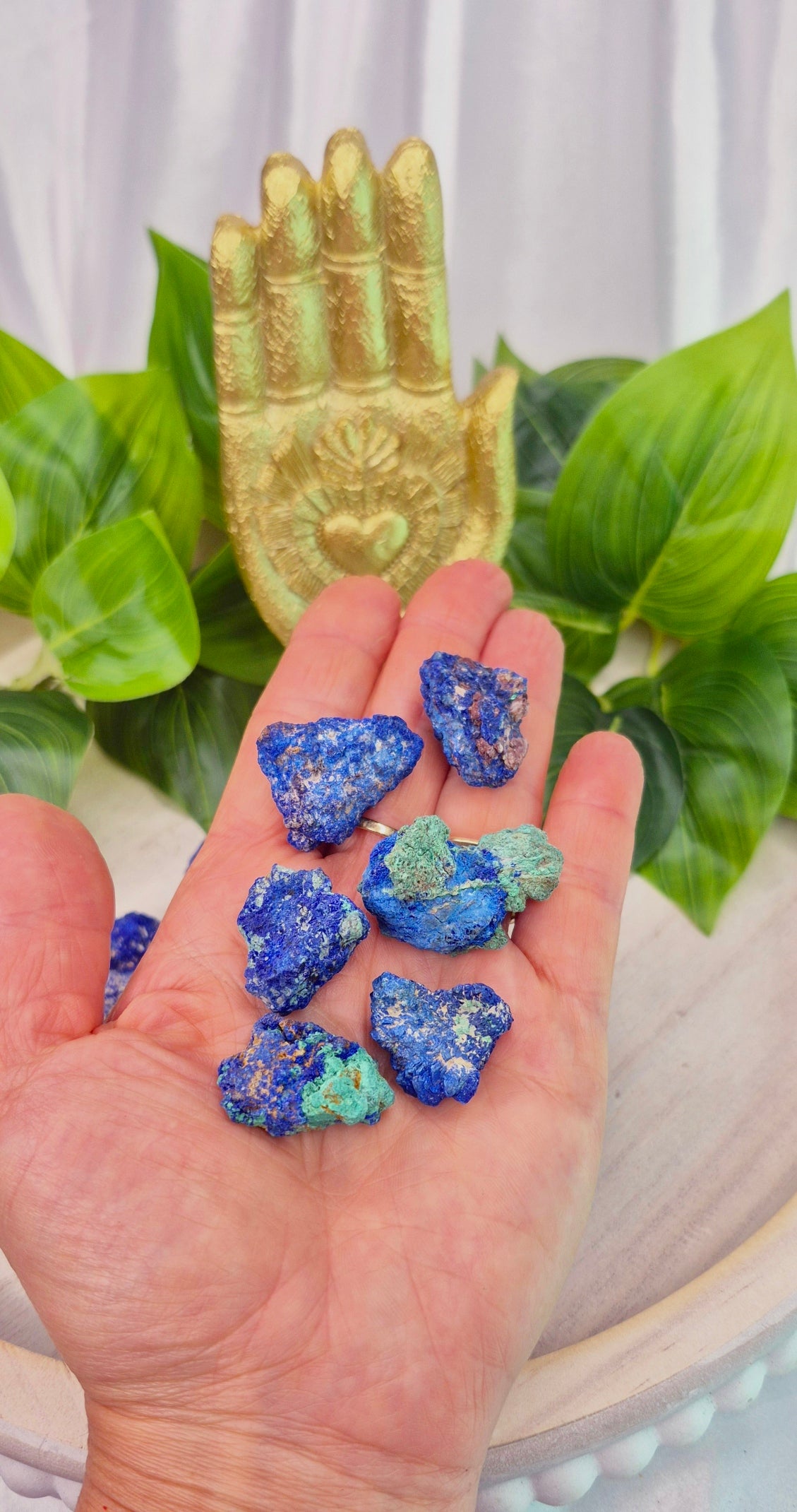 Azurite raw Specimen Pieces