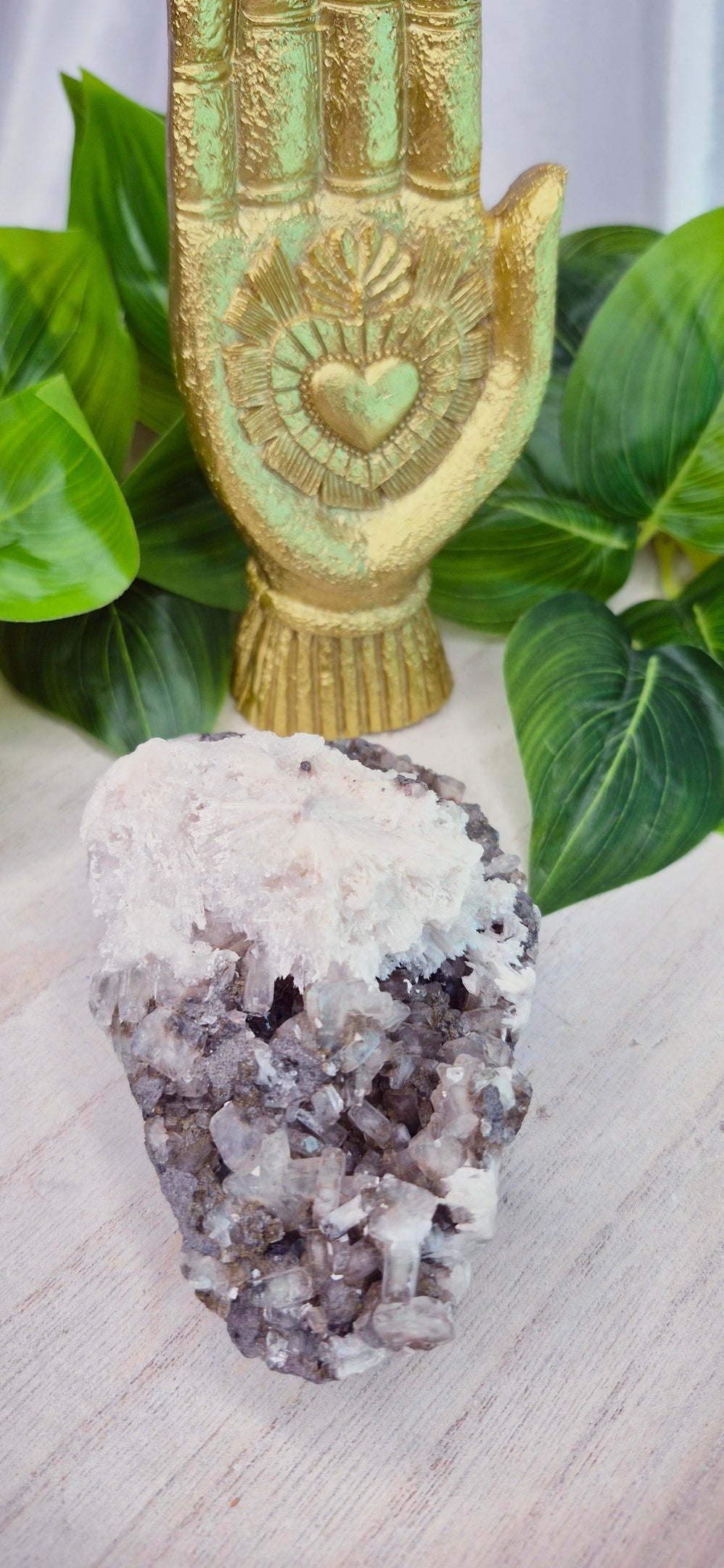 Apophyllite and Scolecite Cluster Specimen