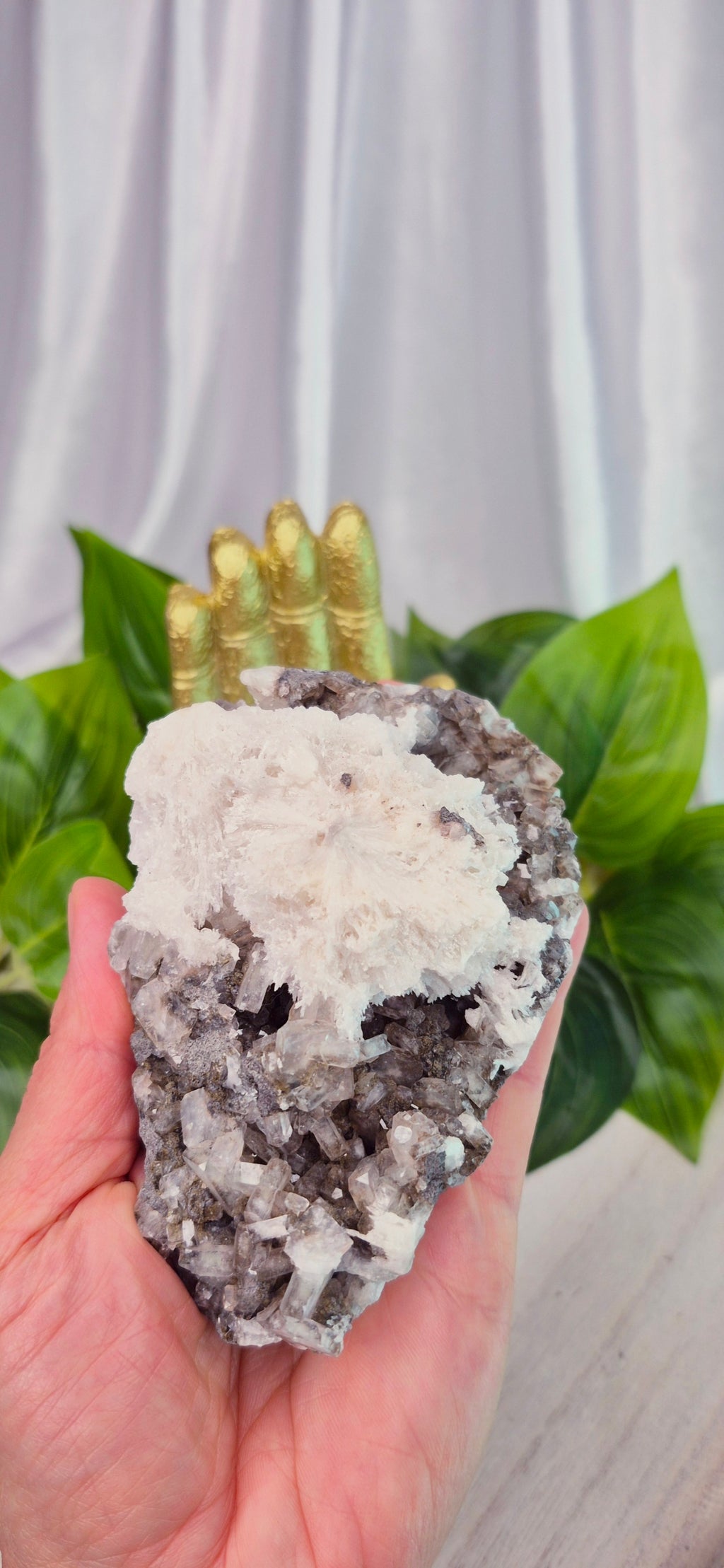 Apophyllite and Scolecite Cluster Specimen