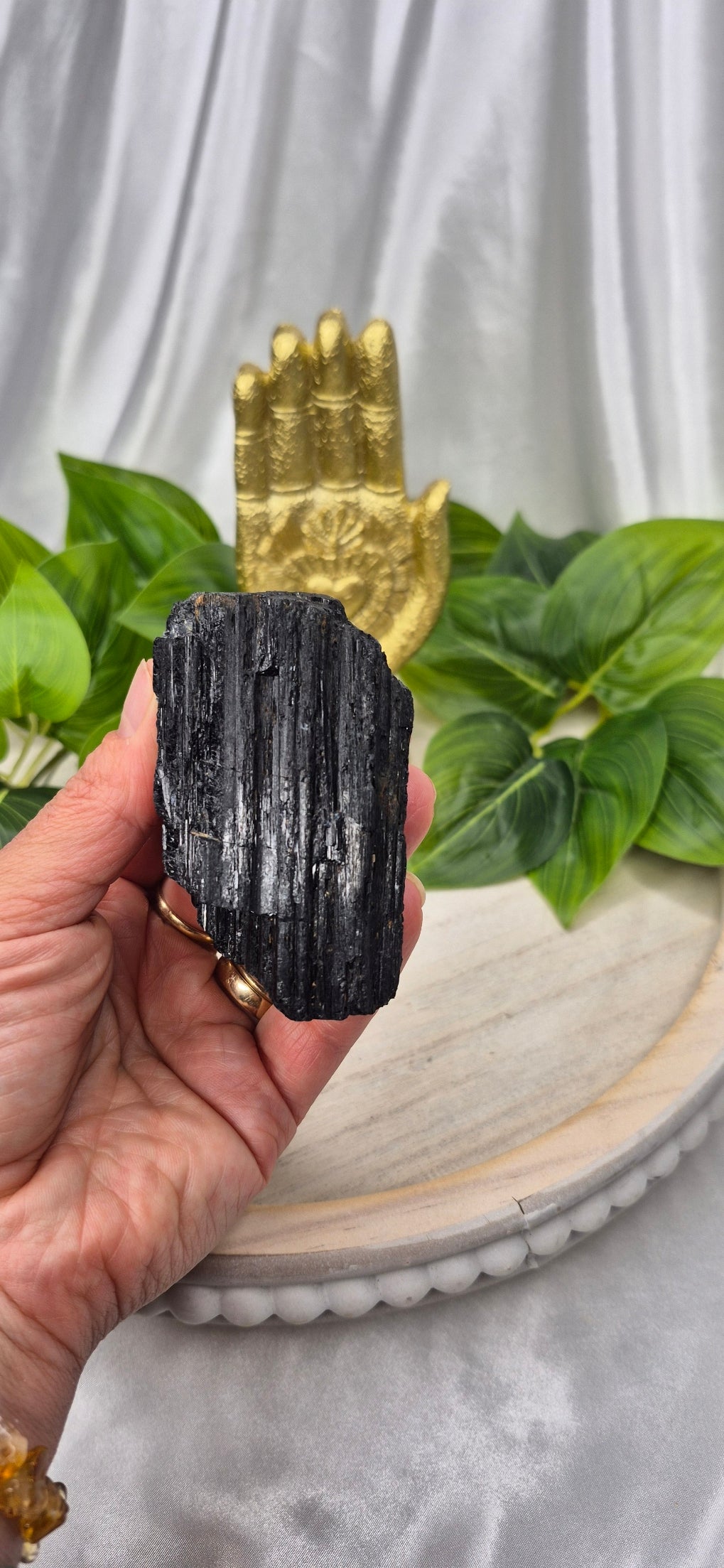 Extra Grade Raw Black Tourmaline Specimen