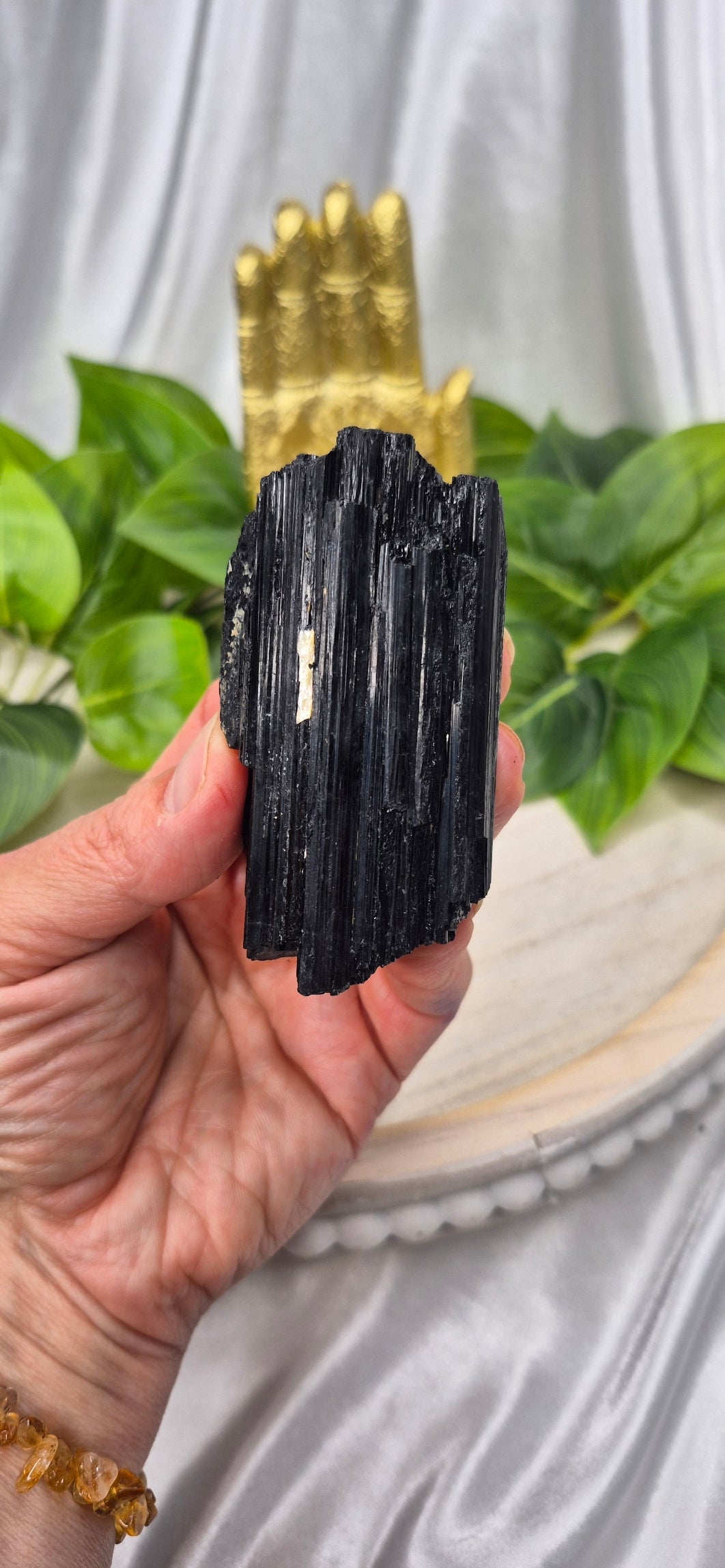 Extra Grade Raw Black Tourmaline Specimen