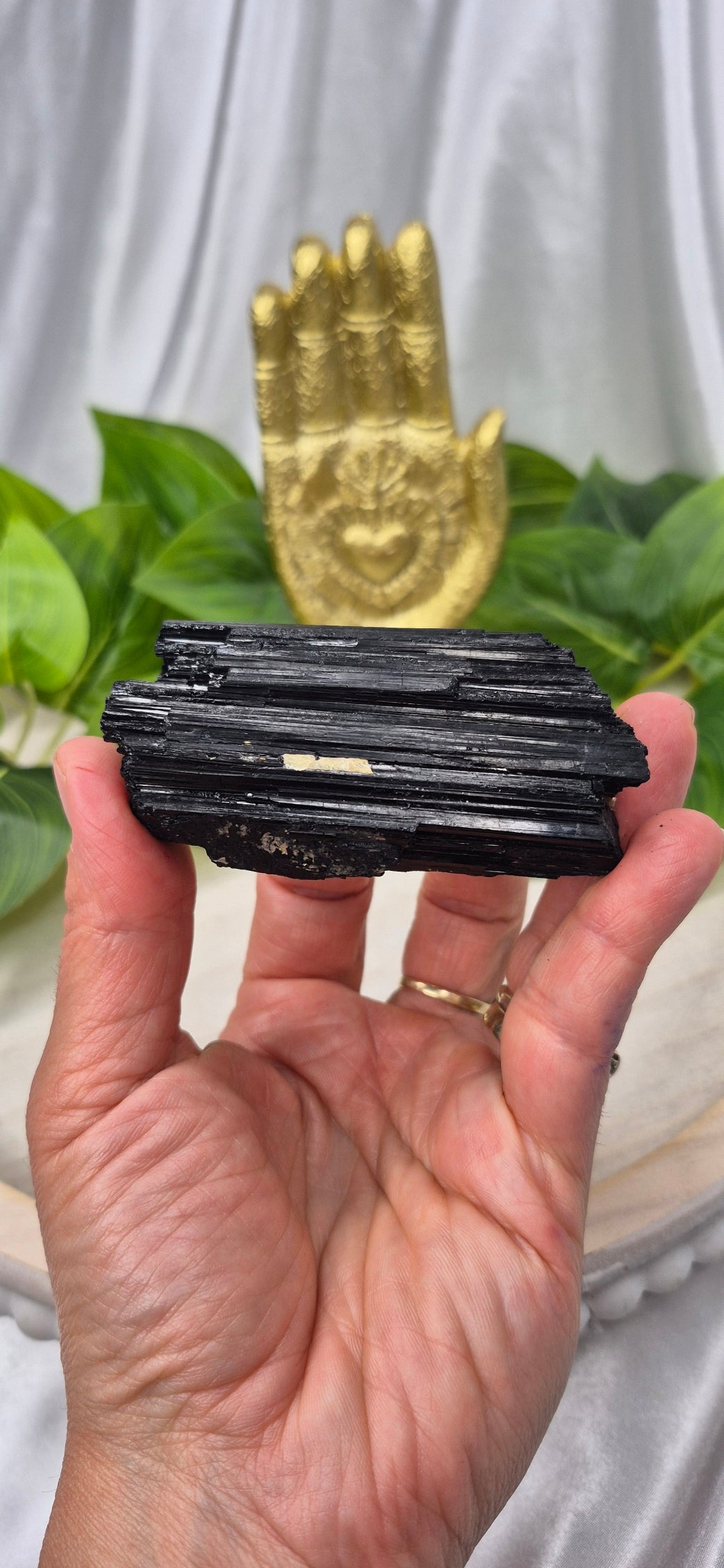 Extra Grade Raw Black Tourmaline Specimen