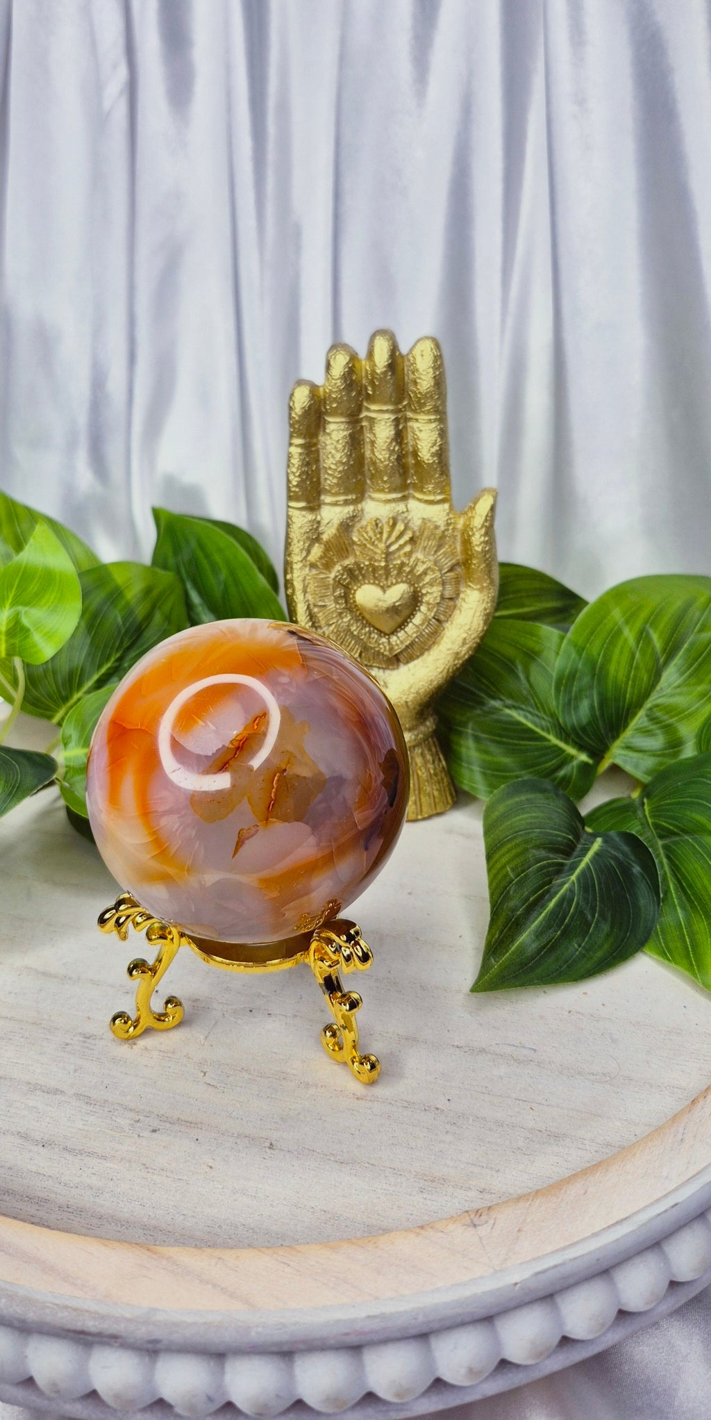 High-Grade Carnelian Polished Sphere #A