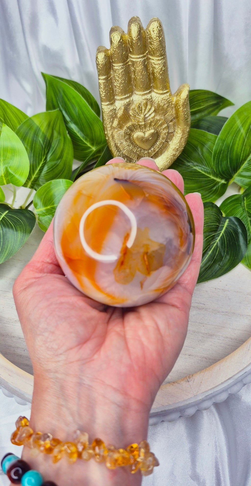 High-Grade Carnelian Polished Sphere #A