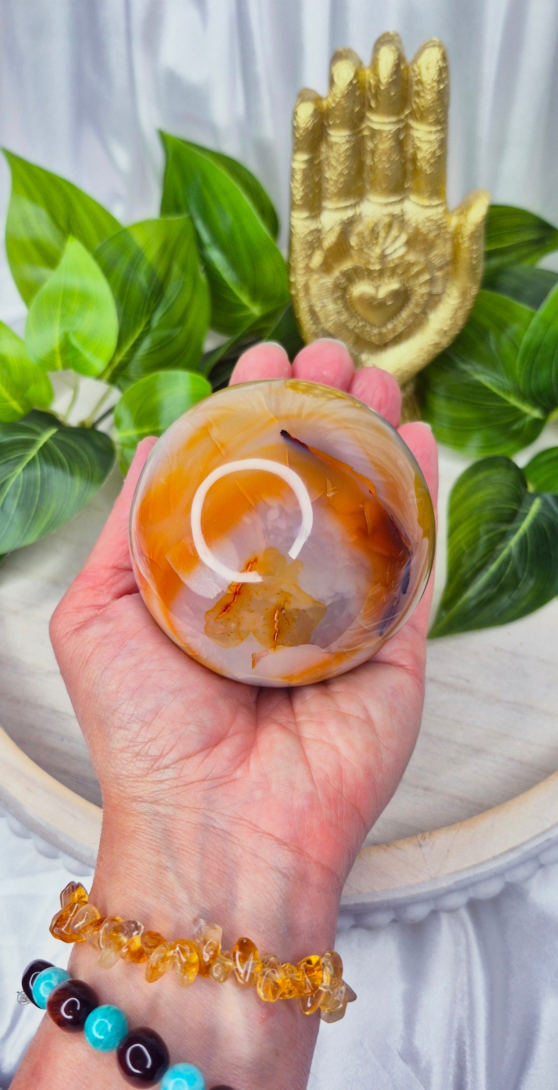 High-Grade Carnelian Polished Sphere #A
