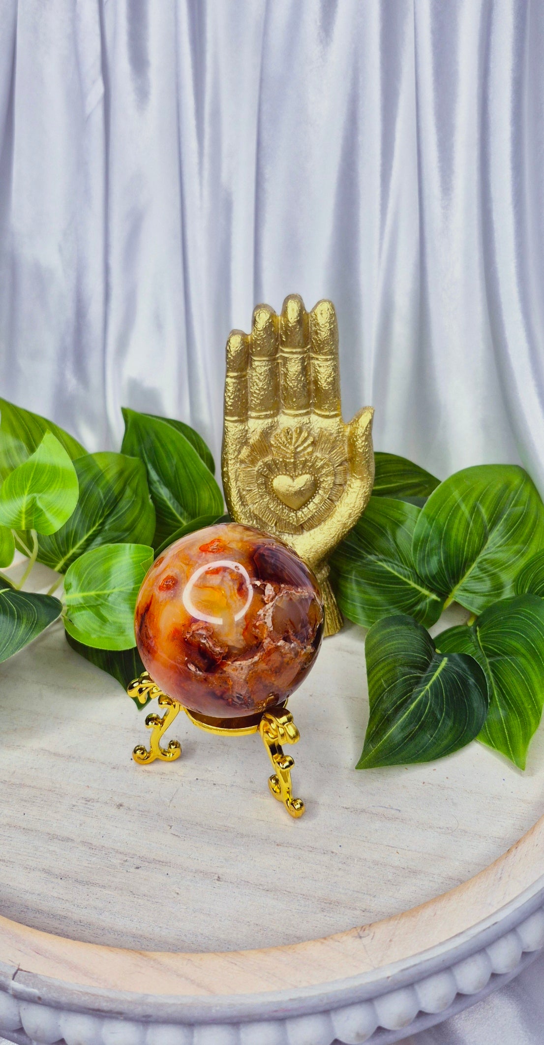 High-Grade Carnelian Polished Sphere #B