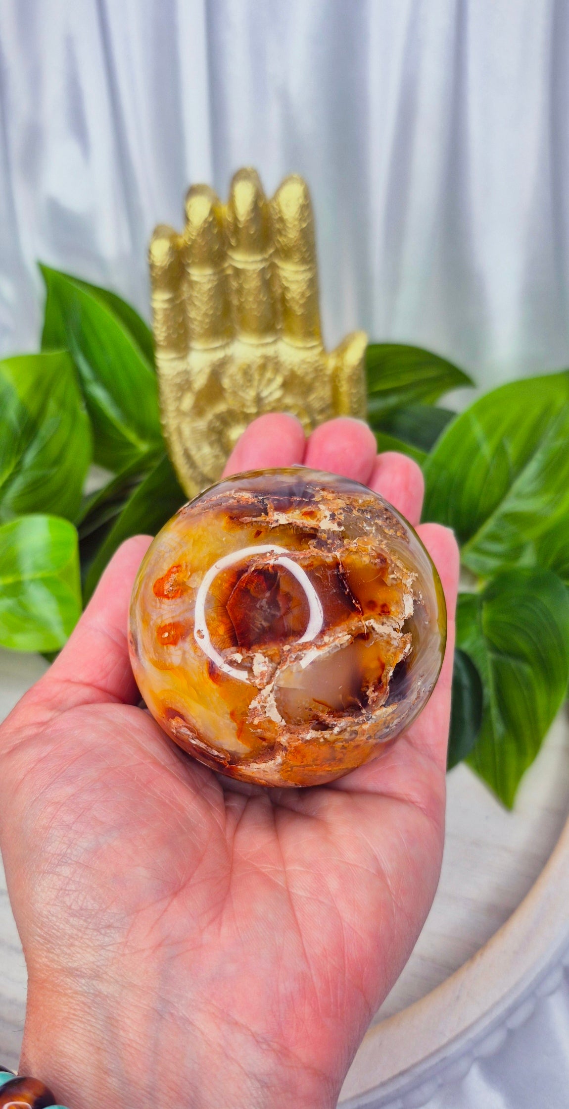 High-Grade Carnelian Polished Sphere #B