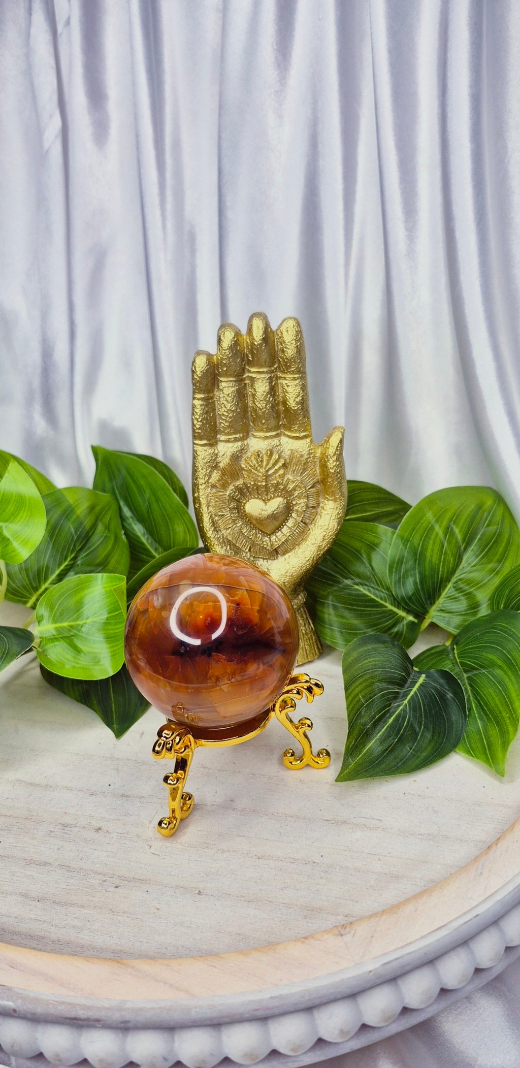 High-Grade Carnelia Polished Sphere #C