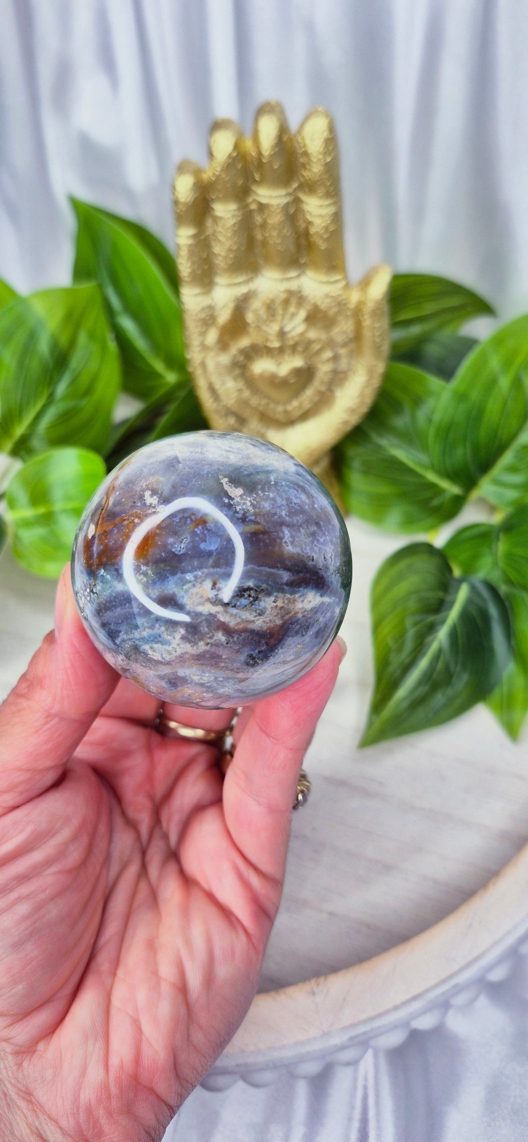 Ocean Jasper Polished Sphere