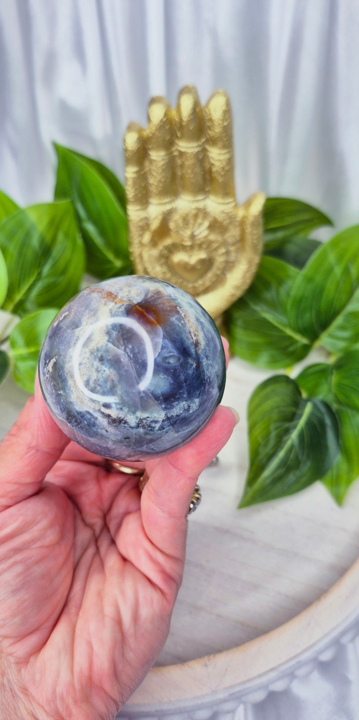 Ocean Jasper Polished Sphere