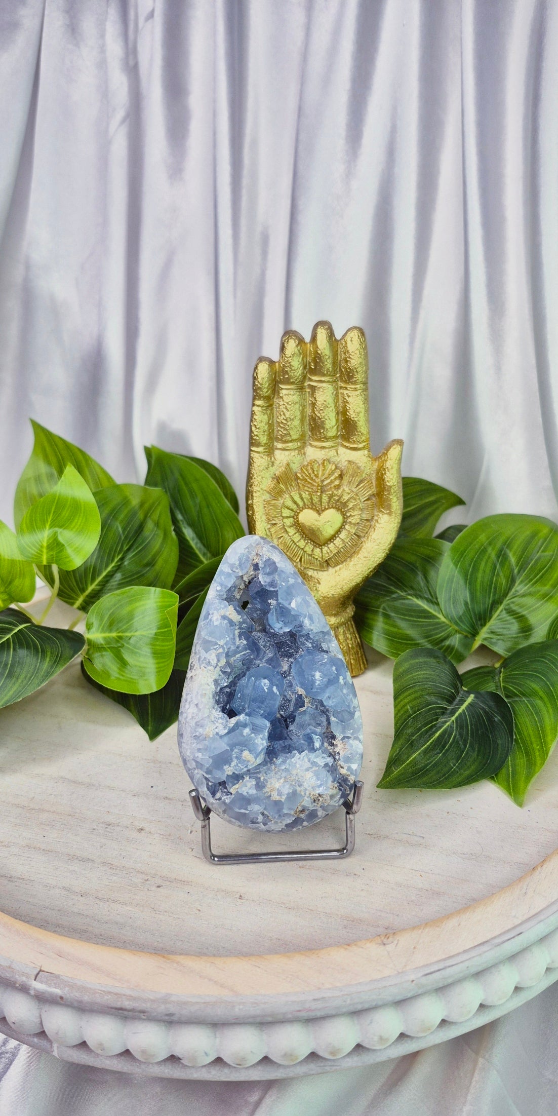 Celestite Egg Cluster